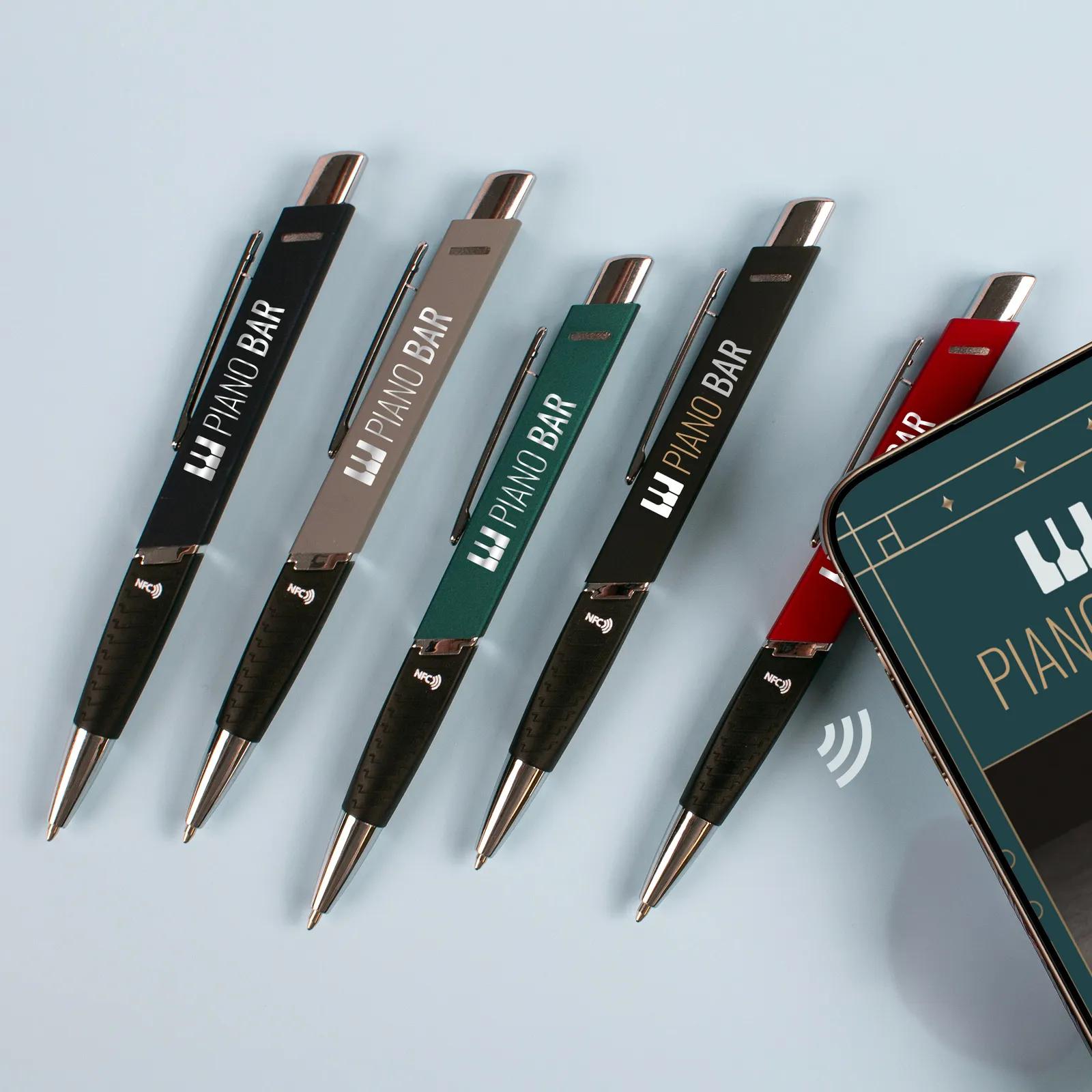 Pen NFC Technology Recycled Aluminum Square Barrel - 5.5 in