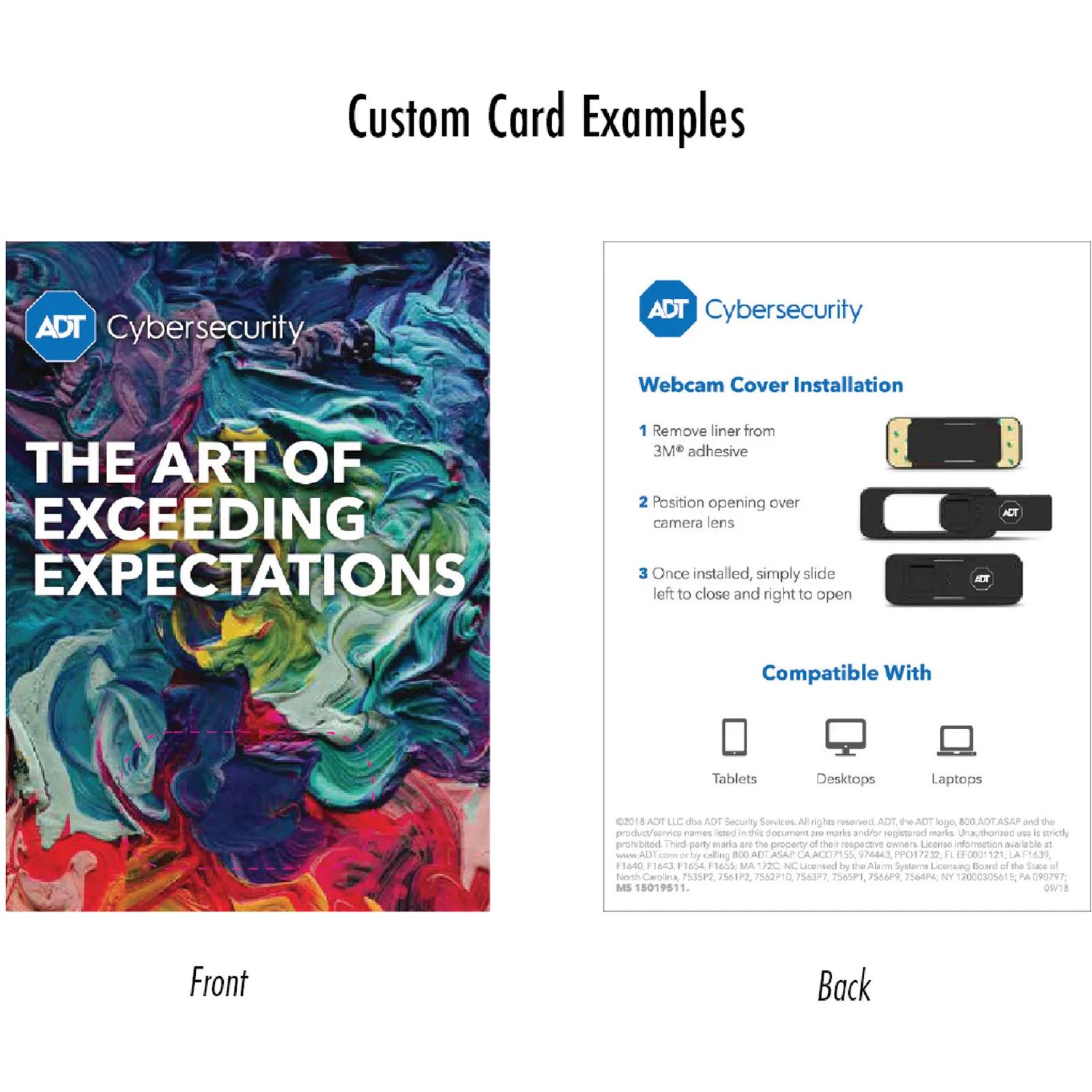 Webcam Cover Sliding Privacy Blister Pack - 1.5 in - product view 2