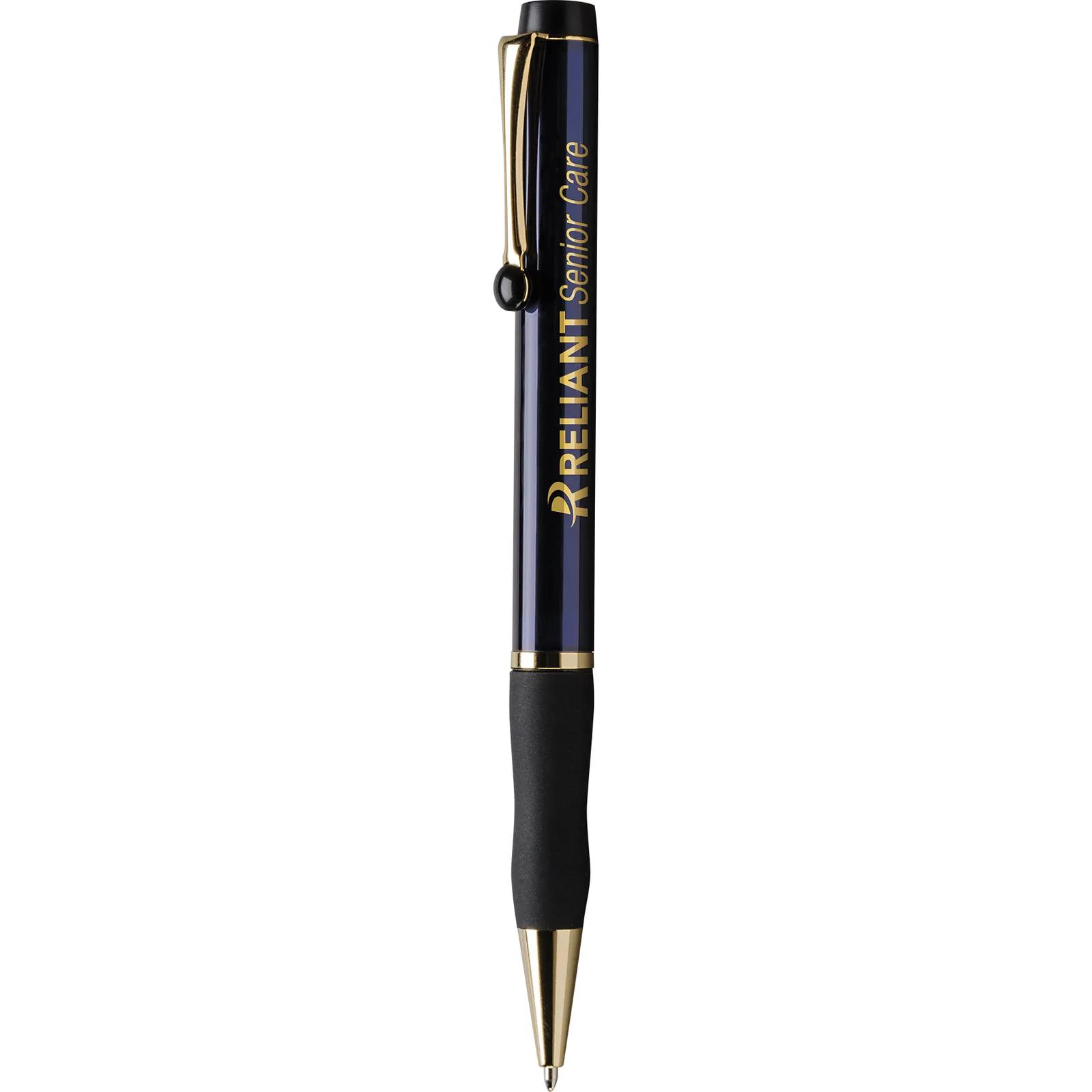 Pen Executive Twist Gold Plated Rubber Grip - 5.4 in - product view 3