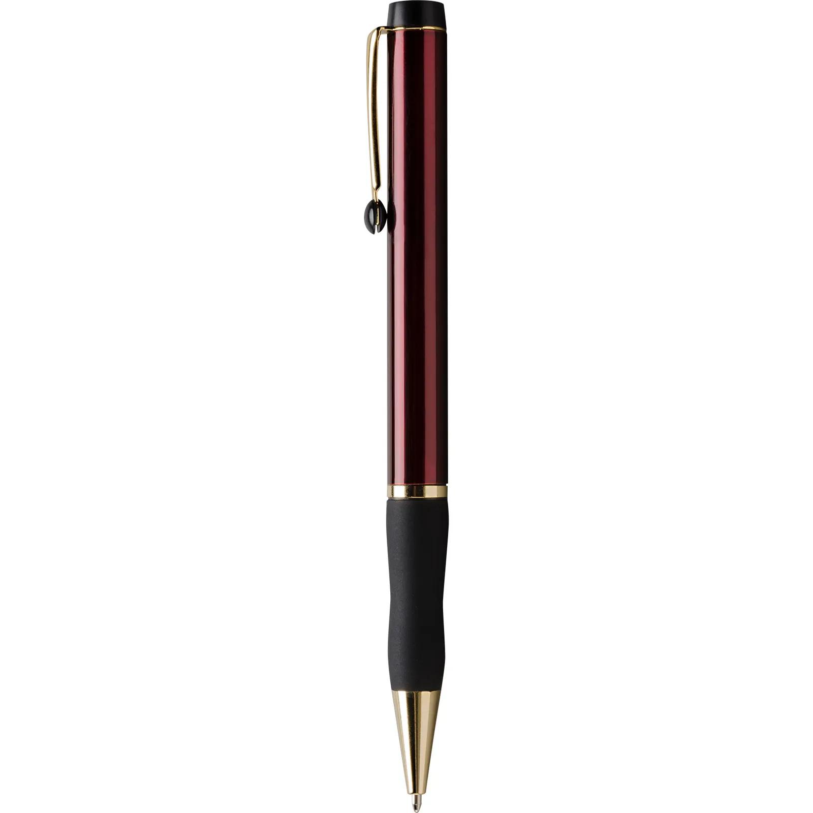 Pen Executive Twist Gold Plated Rubber Grip - 5.4 in - blank view 5