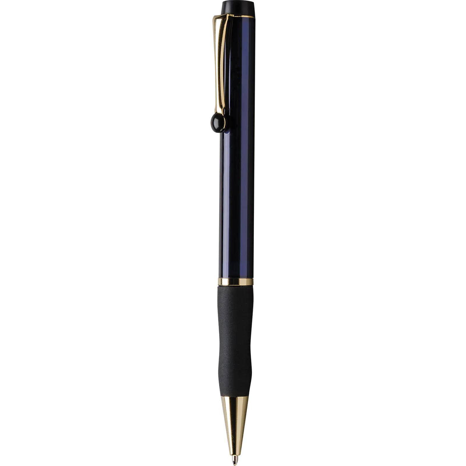 Pen Executive Twist Gold Plated Rubber Grip - 5.4 in - blank view 6