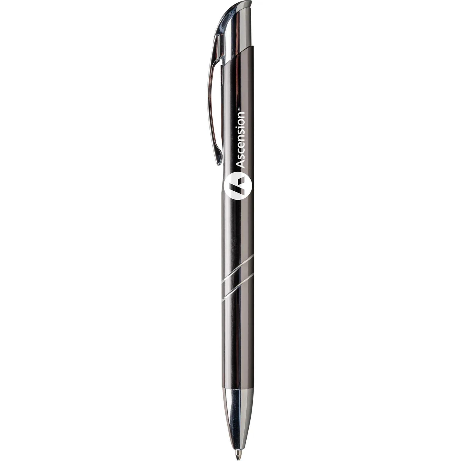 Metal Pen Contemporary Design Push Retraction Cap - 5.5 in - product view 5
