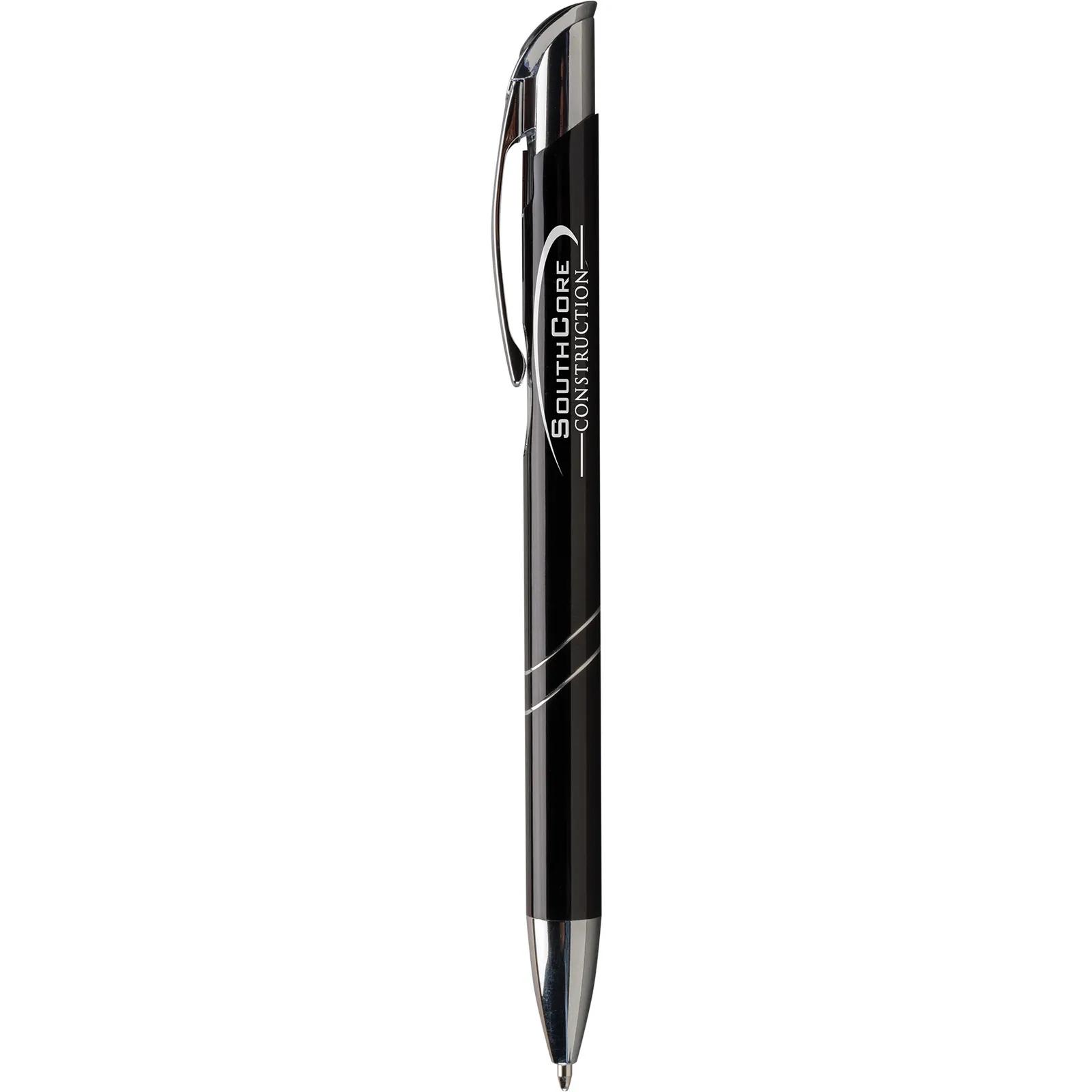 Metal Pen Contemporary Design Push Retraction Cap - 5.5 in - product view 6