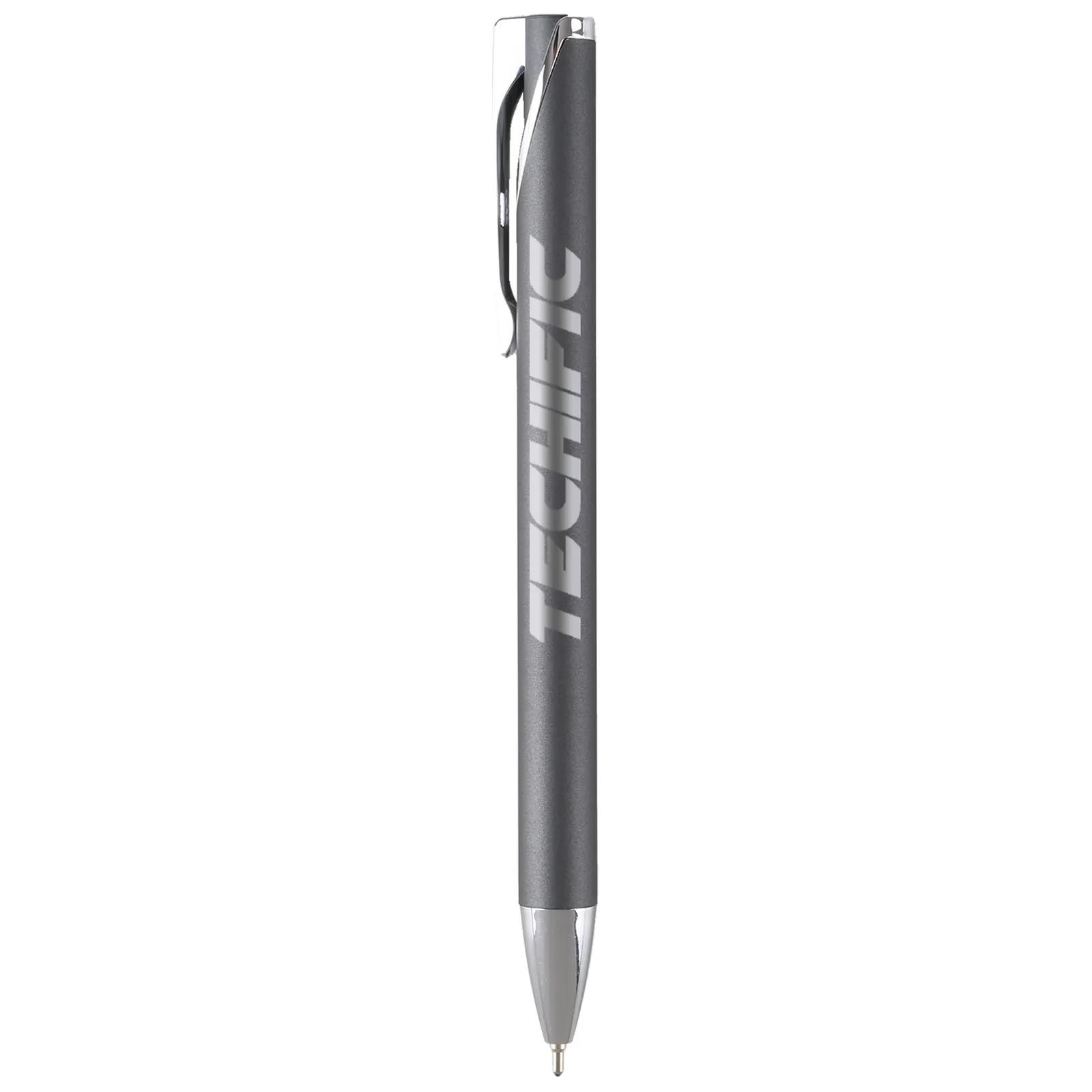 Aluminum Pen Soft Touch Finish Jumbo Barrel Chrome Clip - product view 8