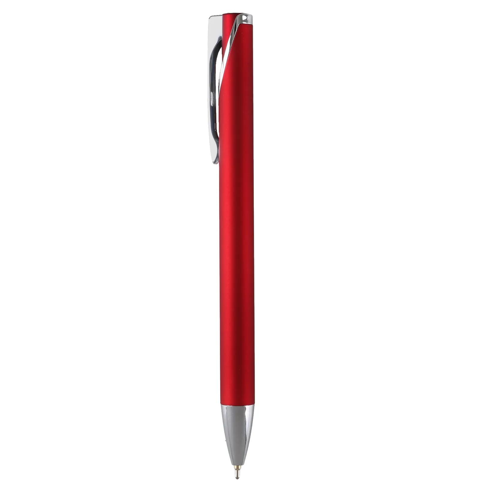 Aluminum Pen Soft Touch Finish Jumbo Barrel Chrome Clip - blank view 9