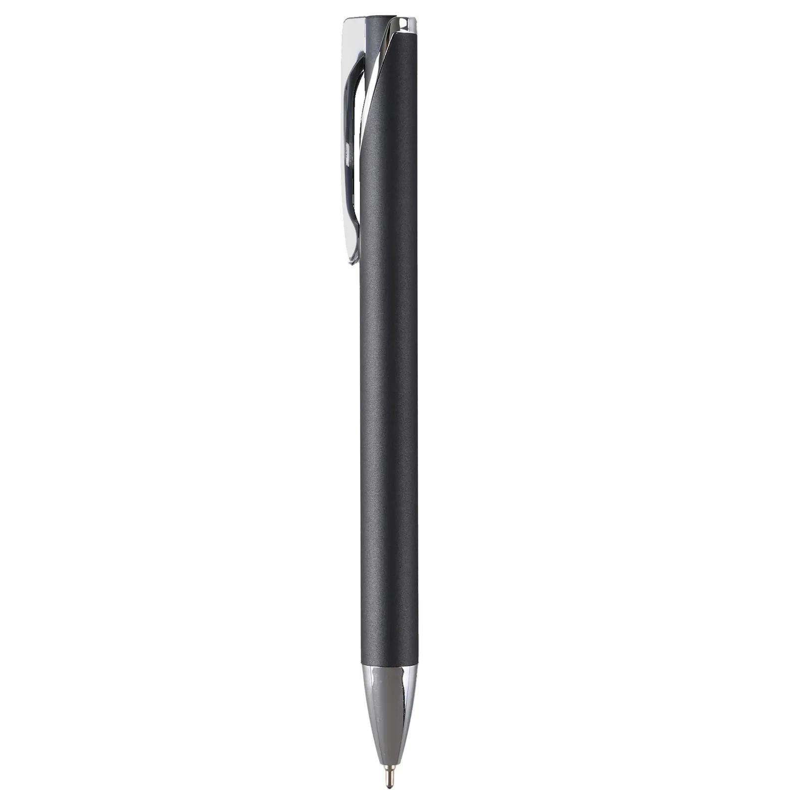 Aluminum Pen Soft Touch Finish Jumbo Barrel Chrome Clip - blank view 10