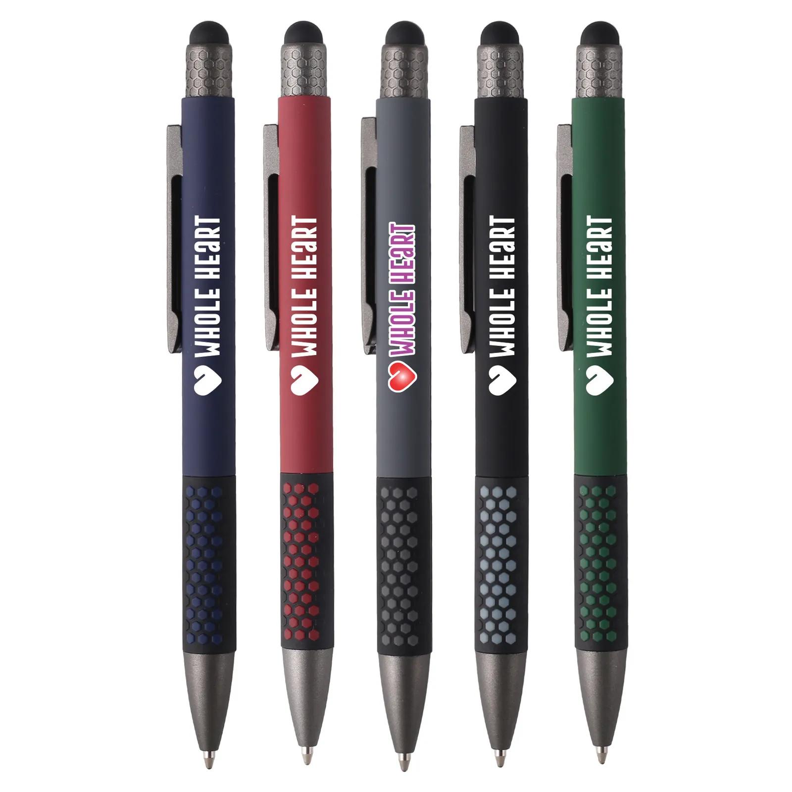 Aluminum Stylus Pen Honeycomb Grip Matte Soft Touch
