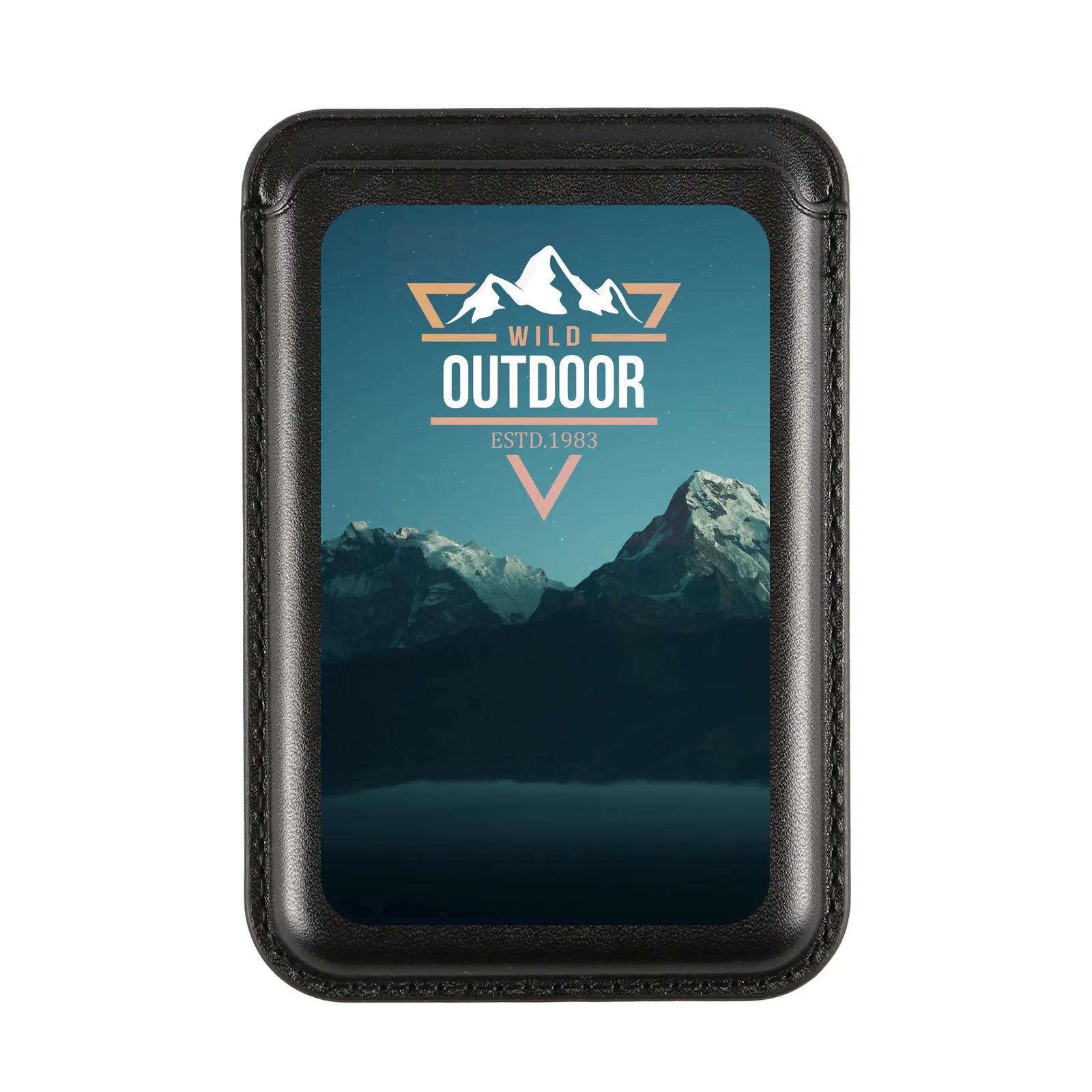 Phone Wallet Magnetic Recycled PU - 2.5 x 4.5 in - product view 4