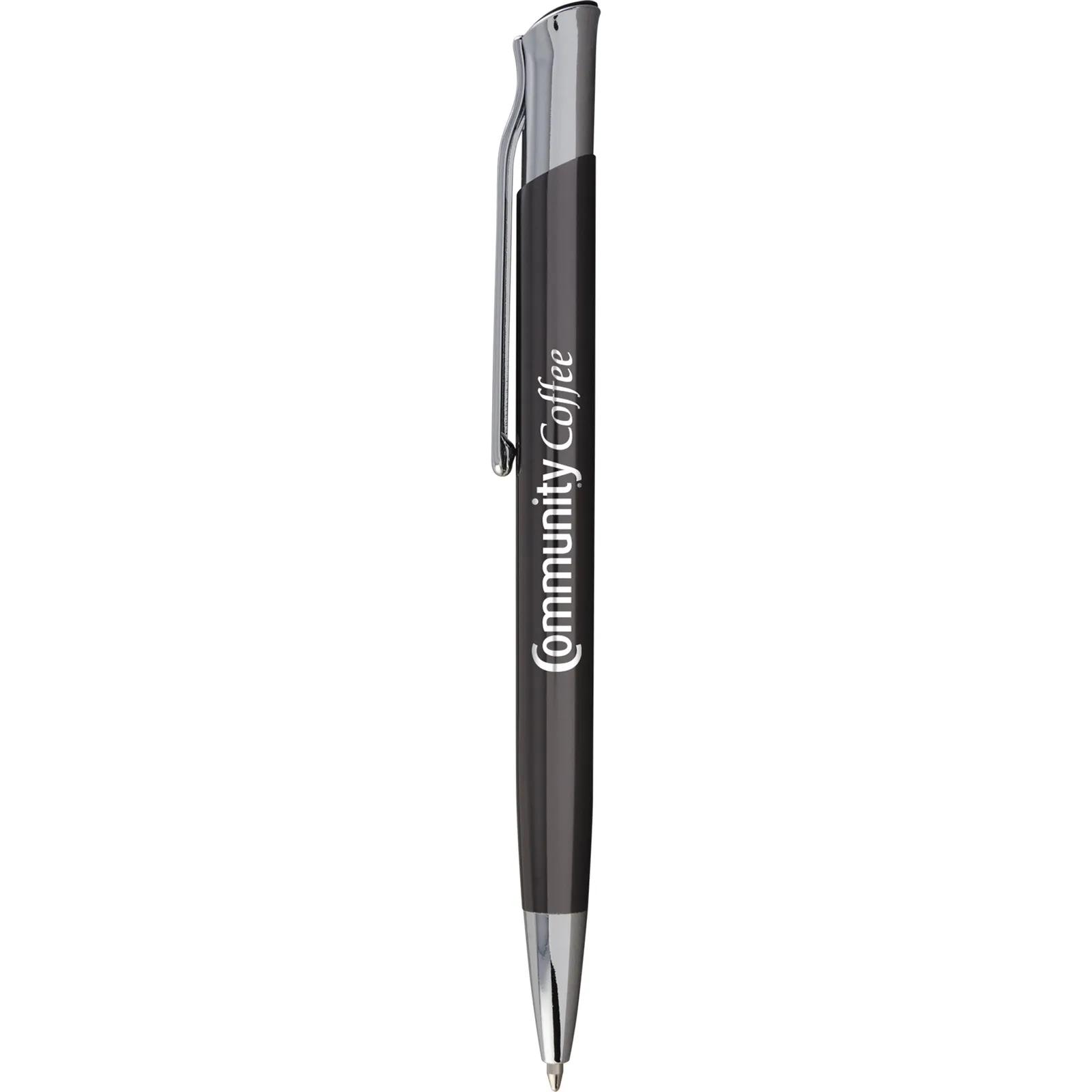 Pen Metal European Executive Chrome Accents - product view 3