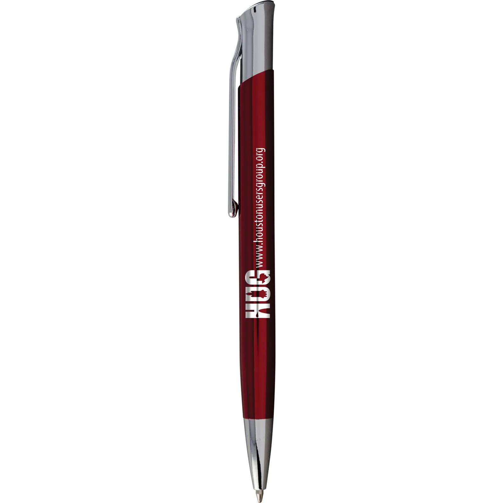 Pen Metal European Executive Chrome Accents - product view 6