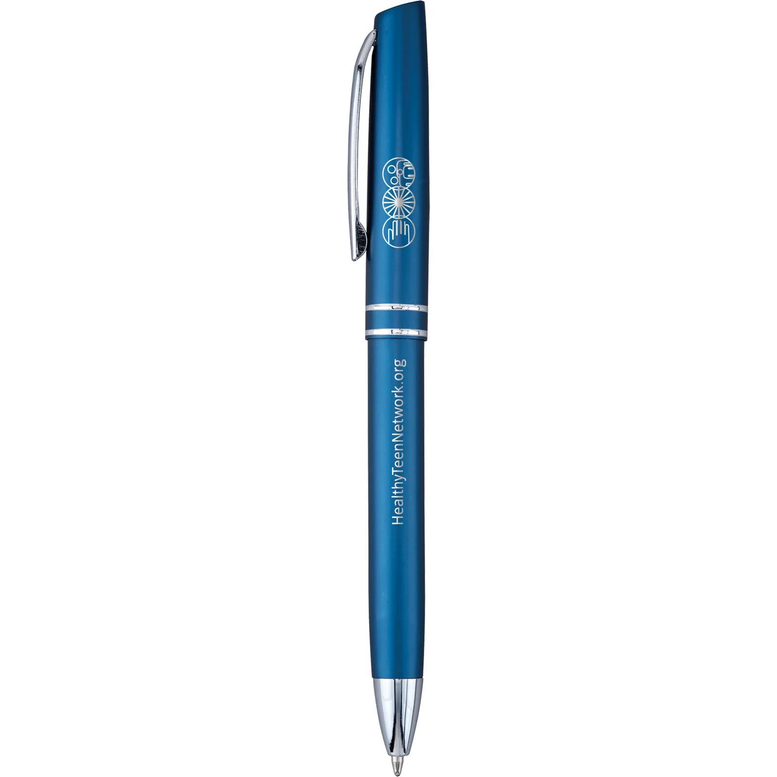 Pen Metal Jumbo Barrel Satin Finish - 5.6 x 0.4 in - product view 3