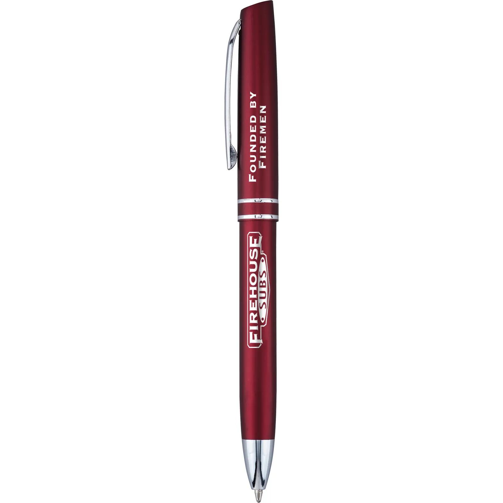 Pen Metal Jumbo Barrel Satin Finish - 5.6 x 0.4 in - product view 5