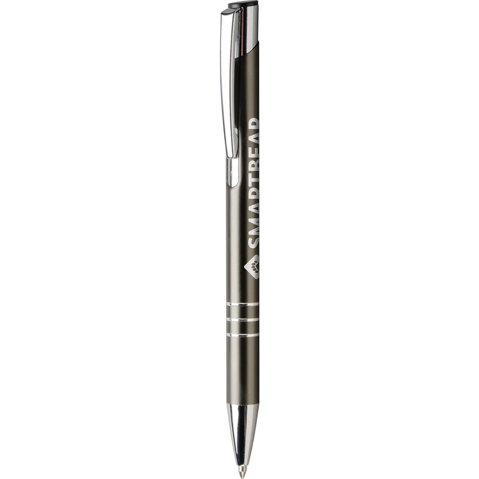 Executive Metal Pen Shimmer Finish Silver Accents - 5.4 in - product view 4