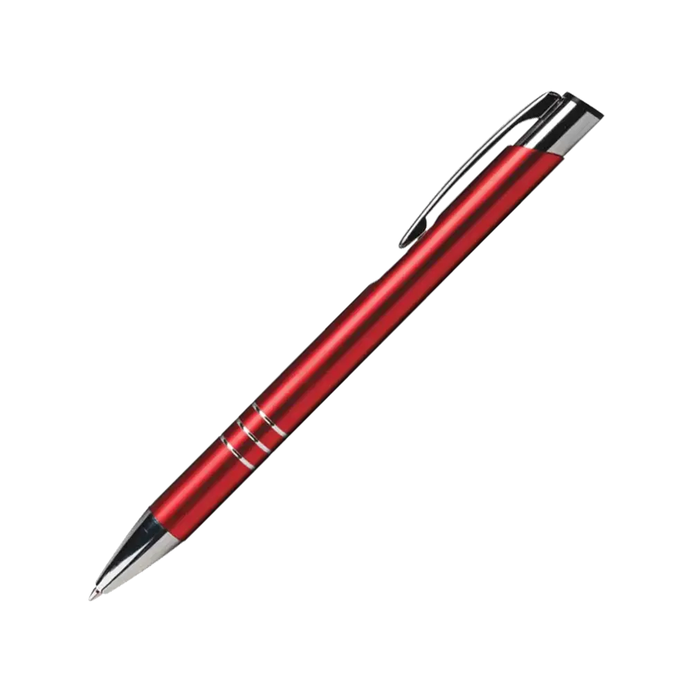 Executive Metal Pen Shimmer Finish Silver Accents - 5.4 in - blank view 6