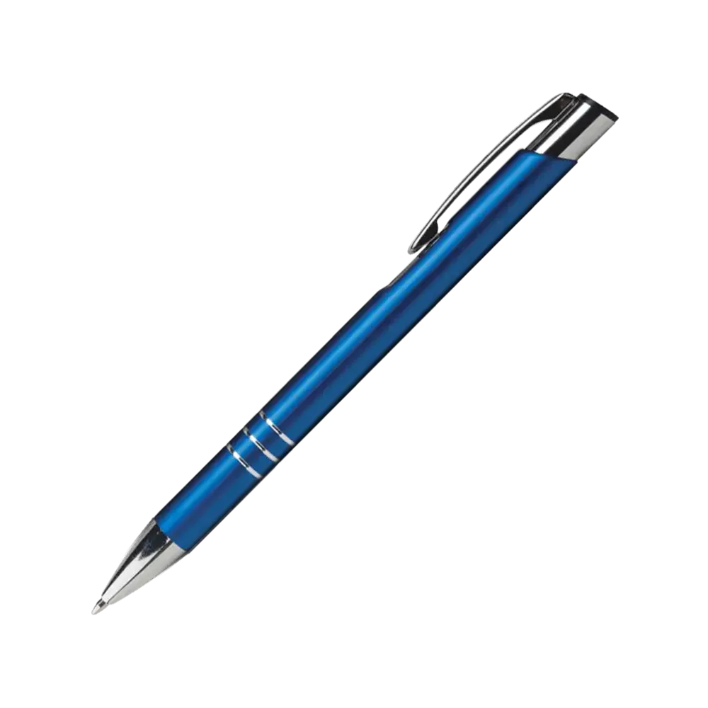 Executive Metal Pen Shimmer Finish Silver Accents - 5.4 in - blank view 8