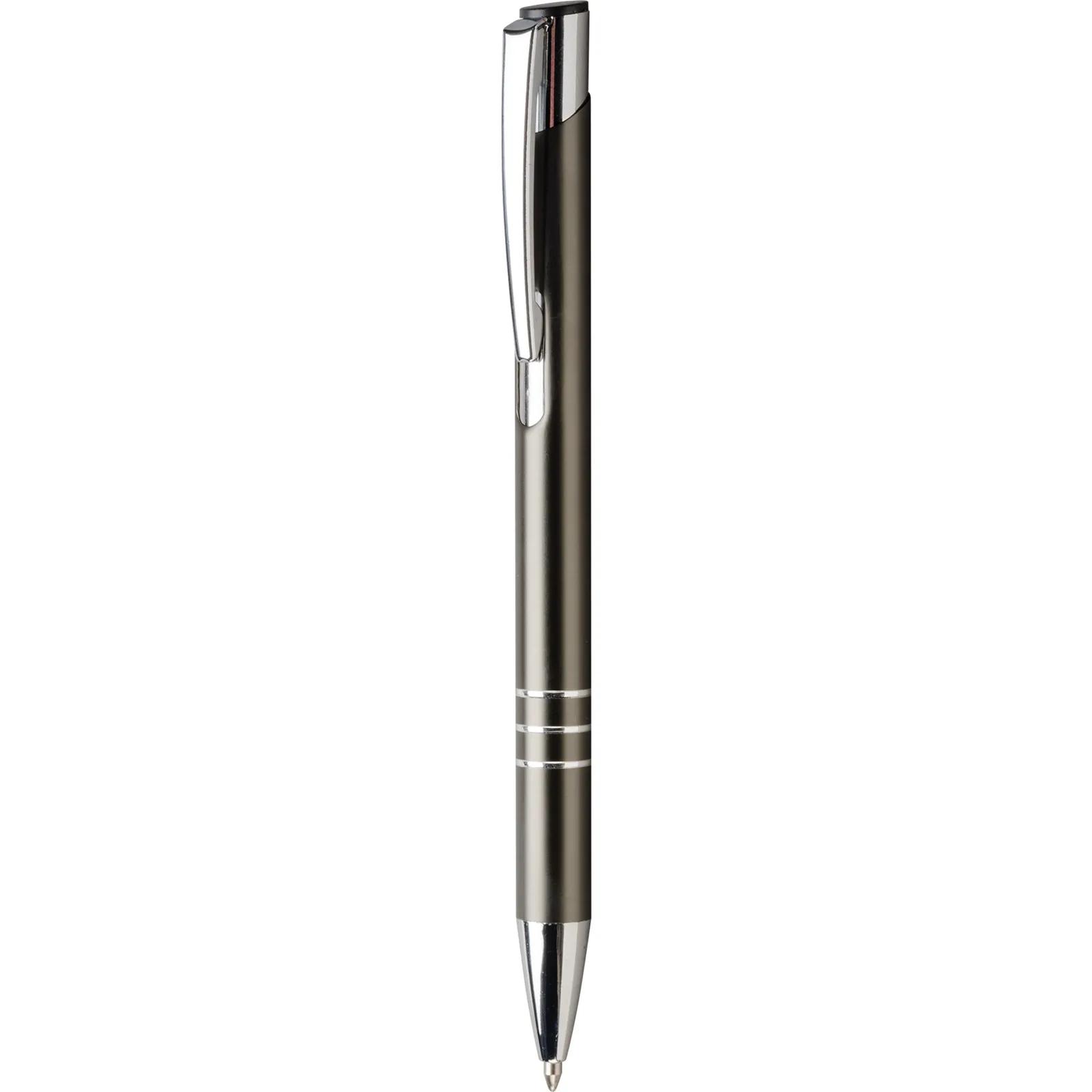 Executive Metal Pen Shimmer Finish Silver Accents - 5.4 in - blank view 10