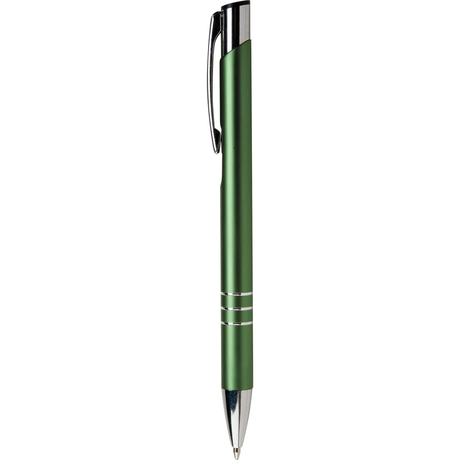 Executive Metal Pen Shimmer Finish Silver Accents - 5.4 in - blank view 12