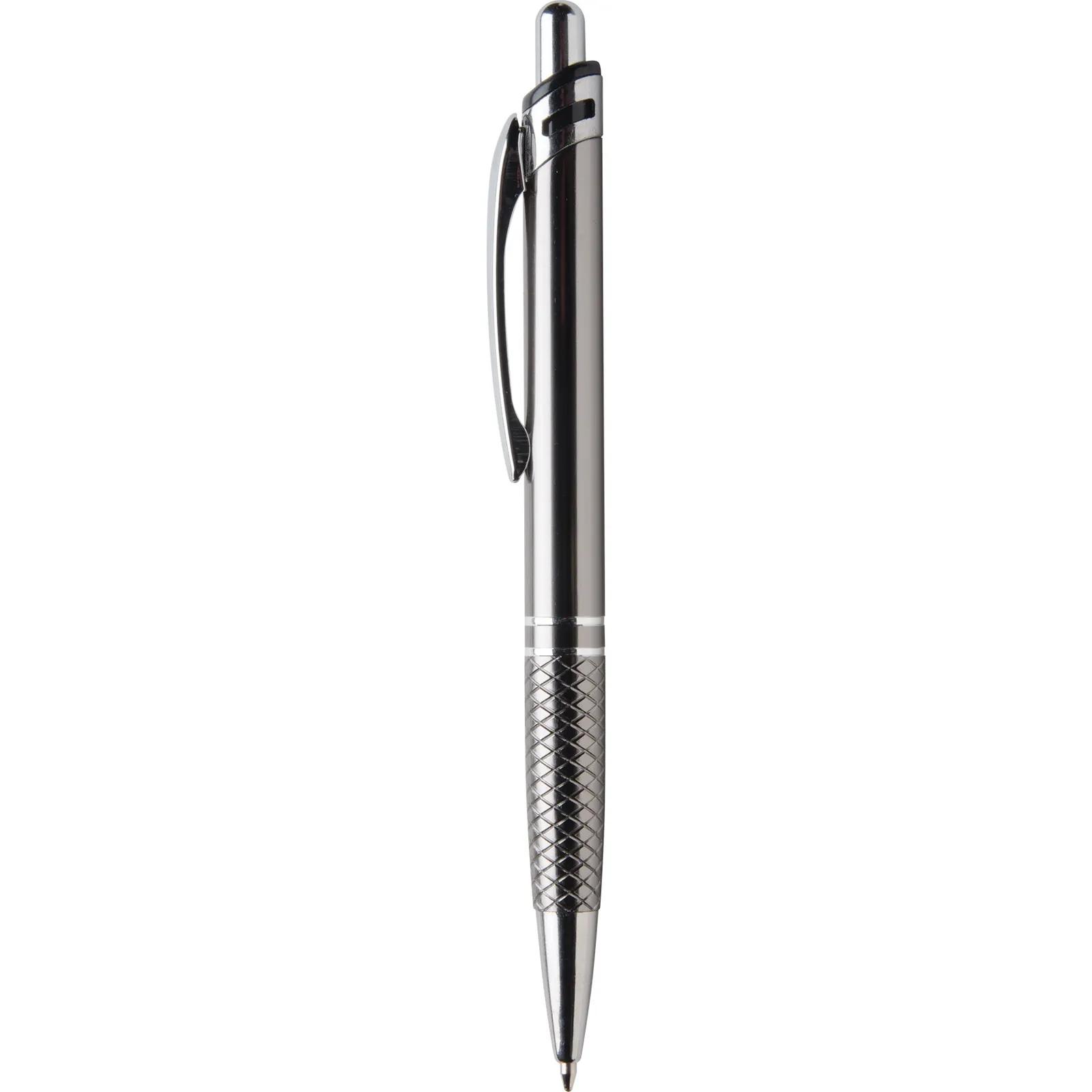 Metal Pen Diamond Etched Grip Nautical Style - 5.4 in - blank view 9