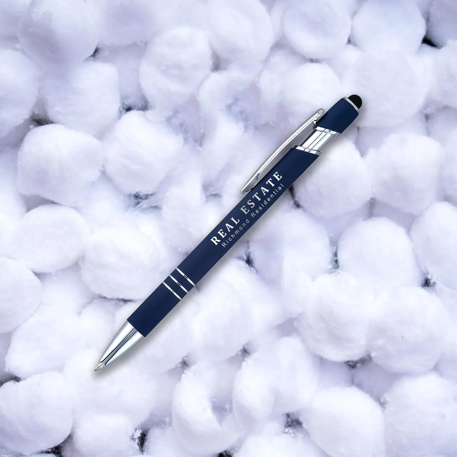 Stylus Pen Rubberized Comfort Grip Metal - 5.6 in