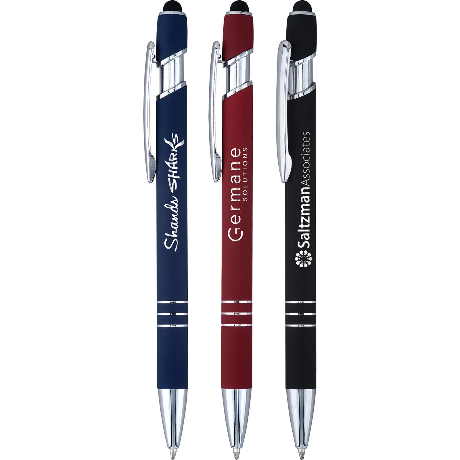 Stylus Pen Rubberized Comfort Grip Metal - 5.6 in - product view 3