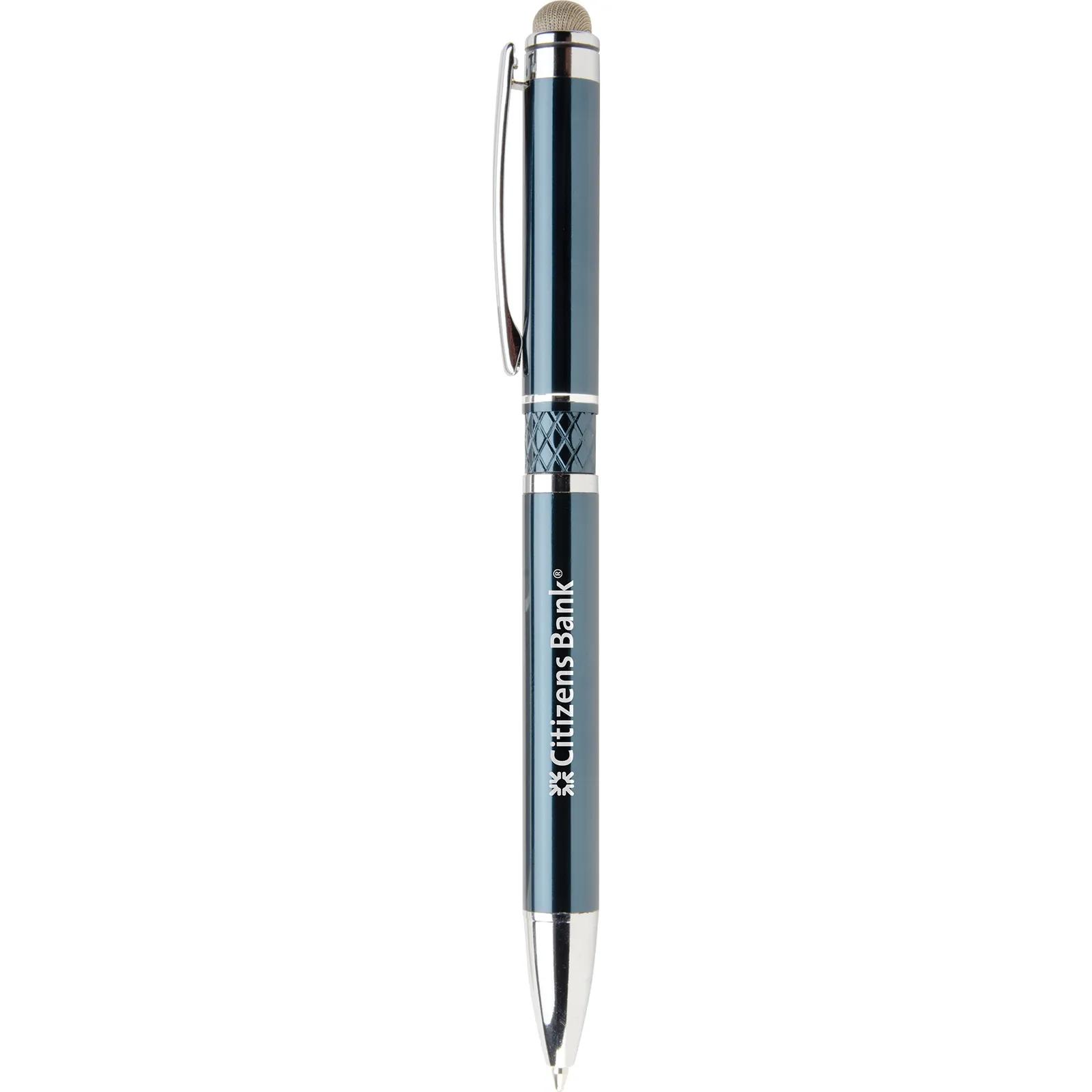 Executive Stylus Pen Microfiber Tip Chrome - 5.6 in - product view 3