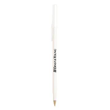 Stick Pen Arrowhead Style ABS Plastic White - 5.75 in