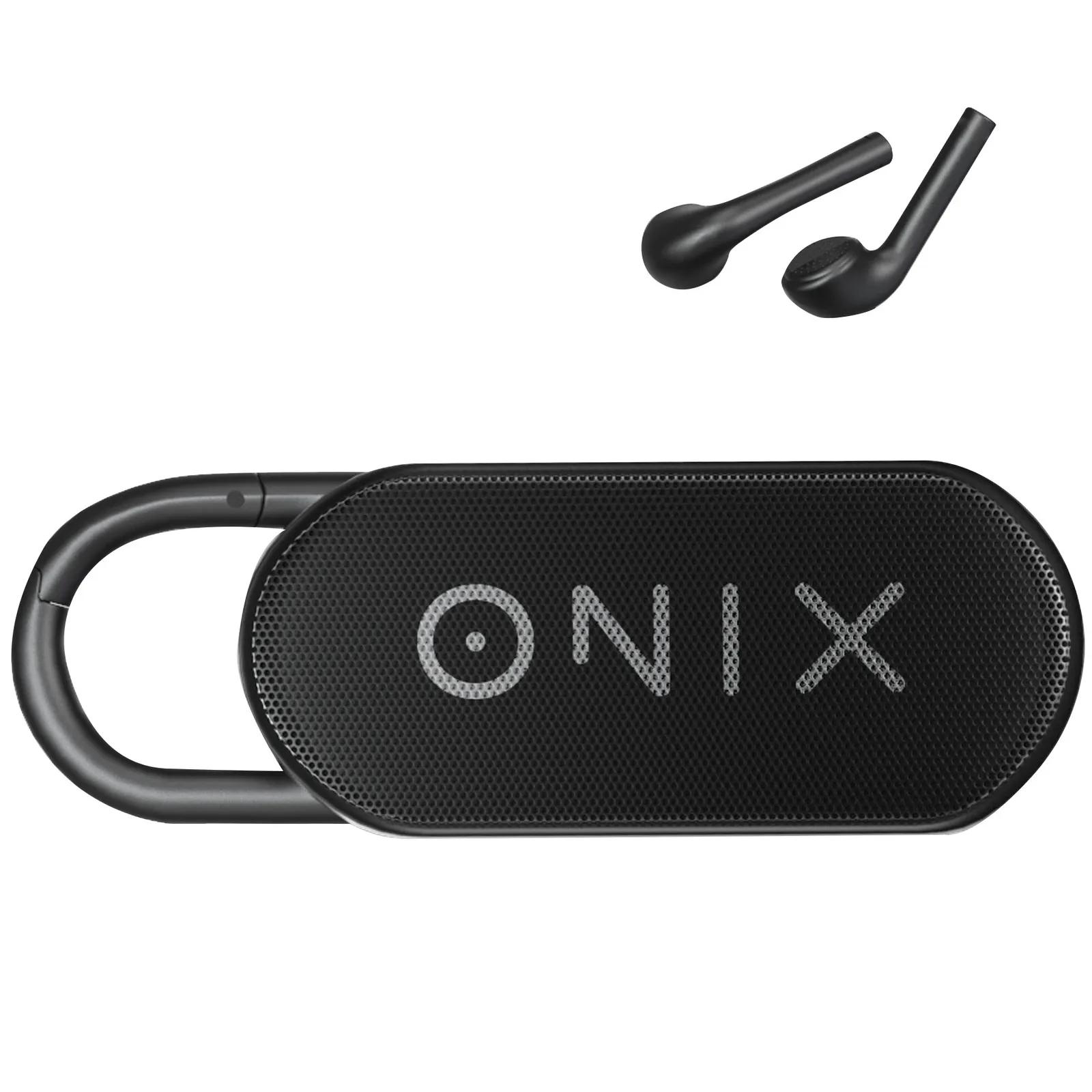 Clip-On Wireless Speaker with Earbuds - 3 Watt