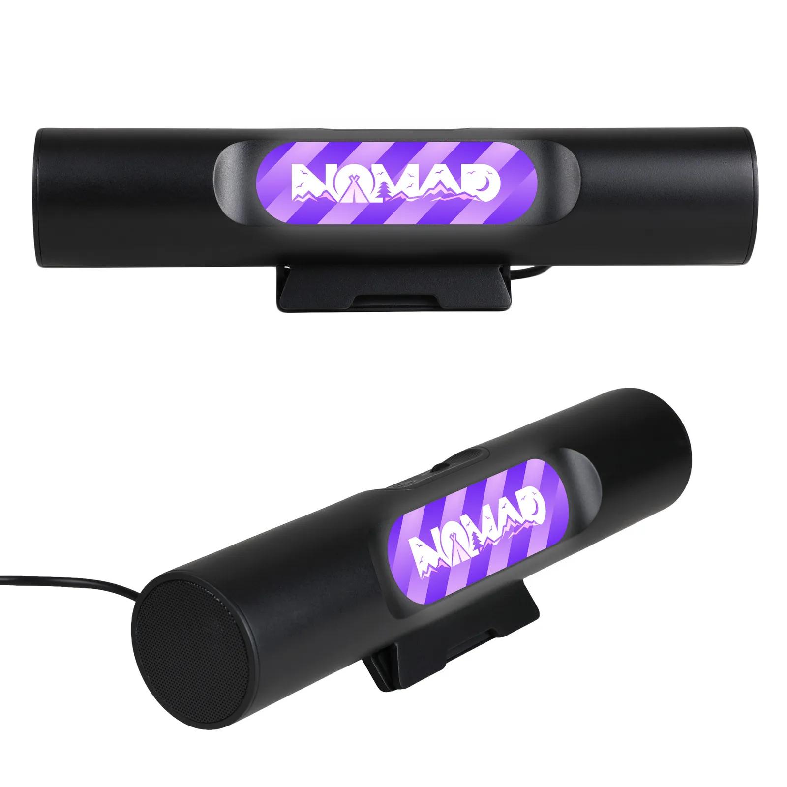 Clip-On Monitor Speaker Bar with LED Logo - 6 Watt - product view 5
