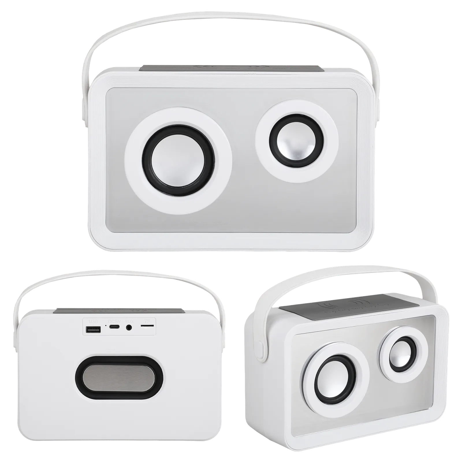 Wireless Speaker with Infinity Mirror Effect - 10W - blank view 10