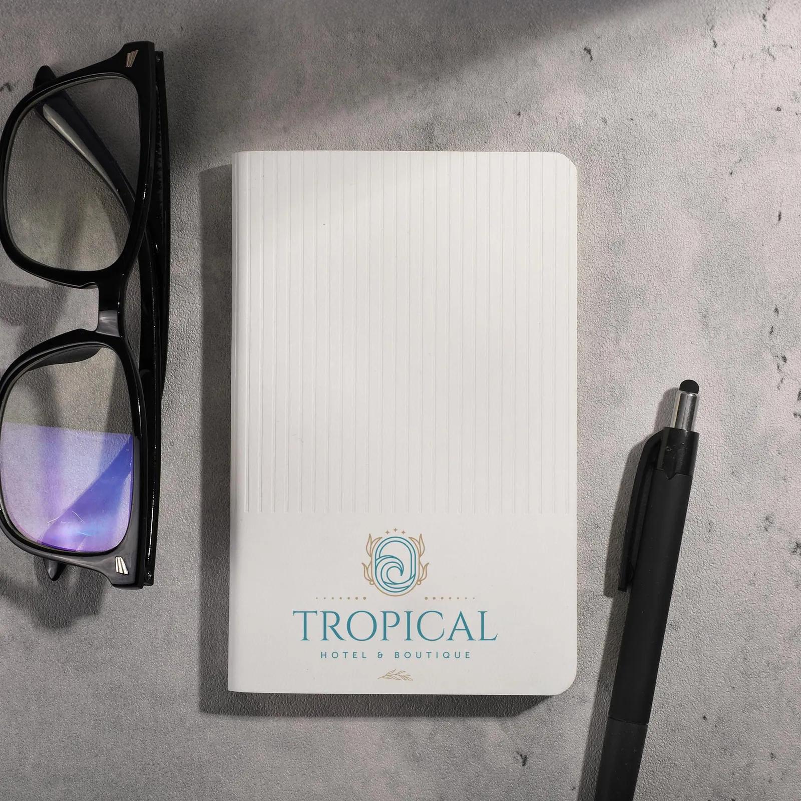 Pocket Notebook with Flat-Lay Binding - 3.5 x 5.5 in - product view 2