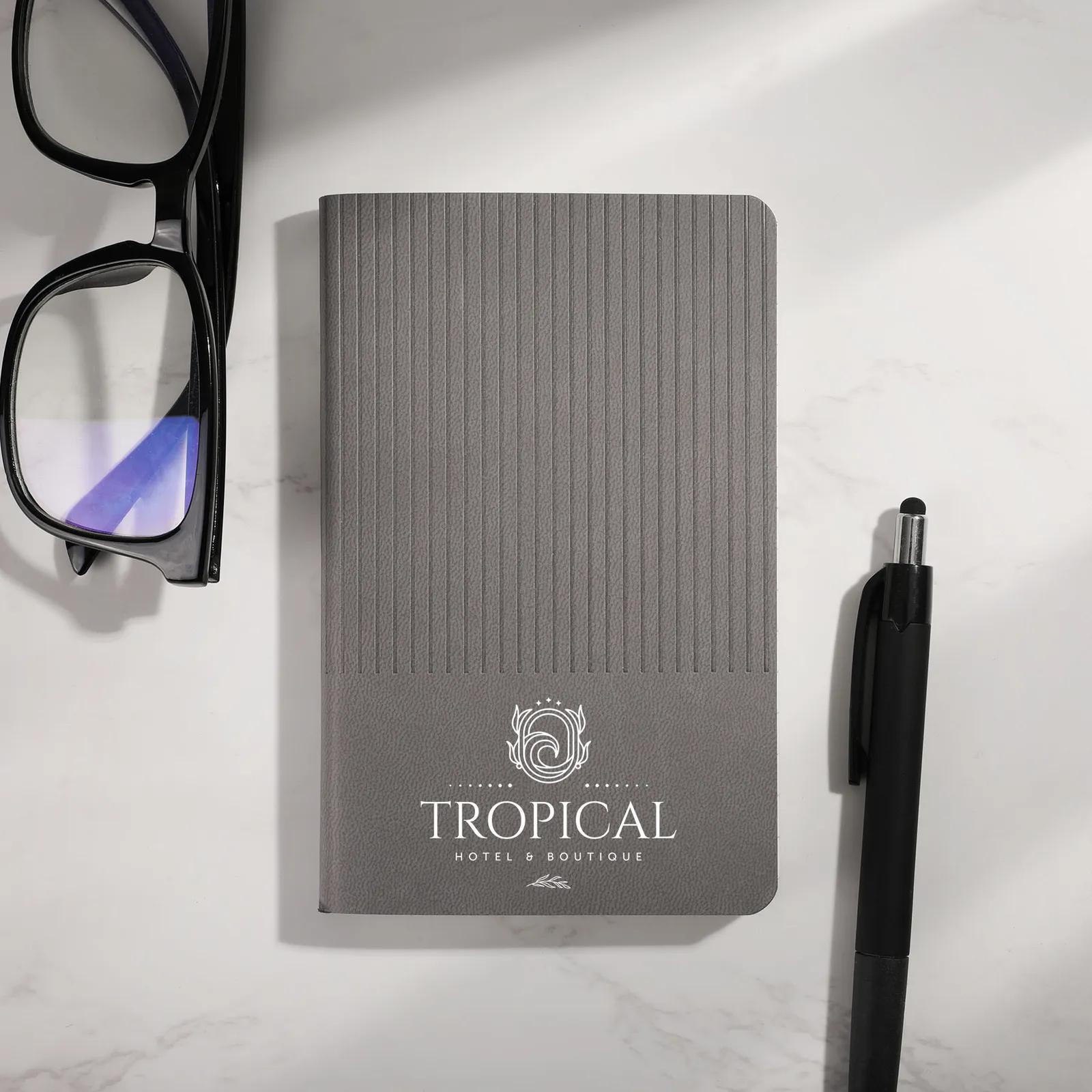 Pocket Notebook with Flat-Lay Binding - 3.5 x 5.5 in - product view 3