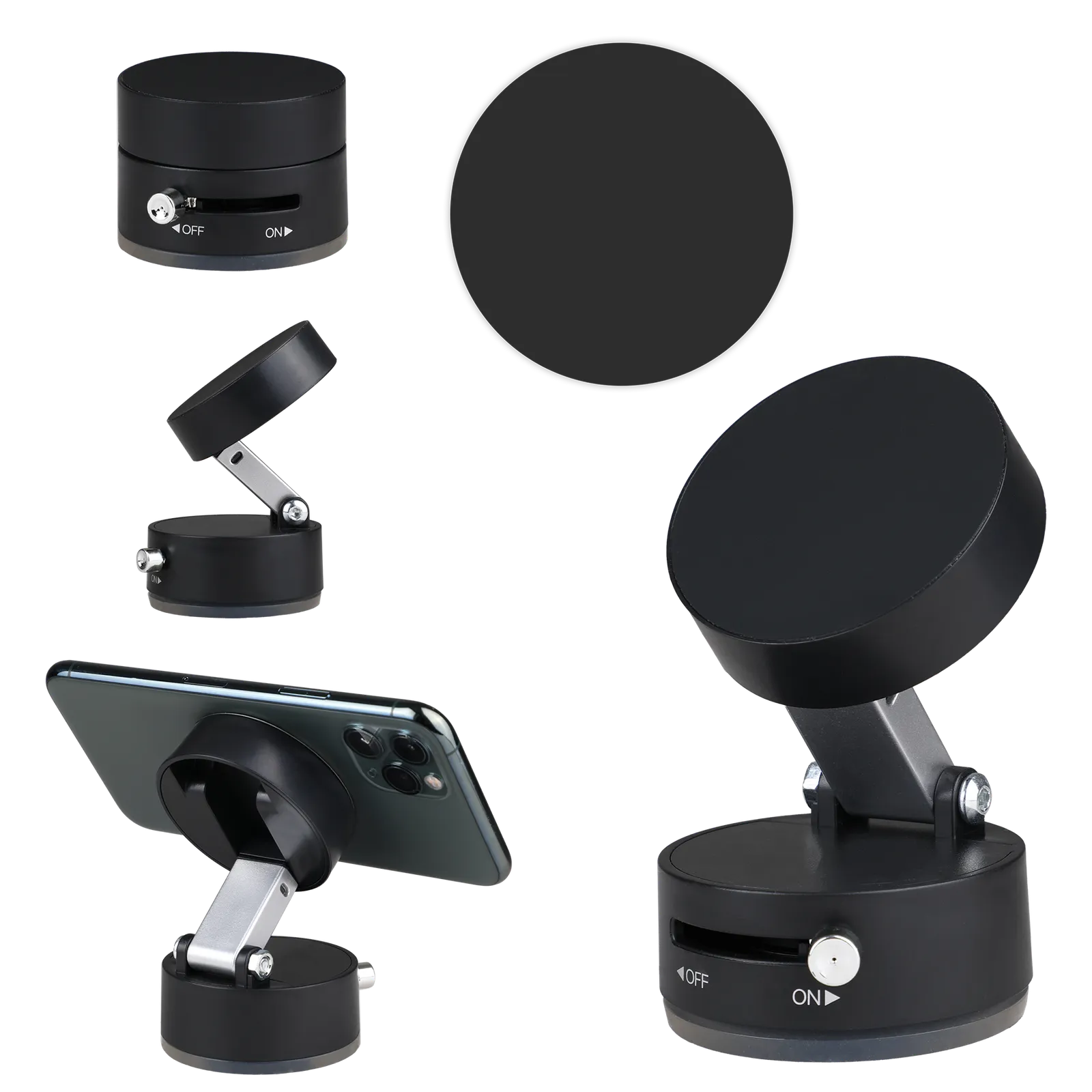 Magnetic Phone Holder with Suction Cup Base - blank view 11