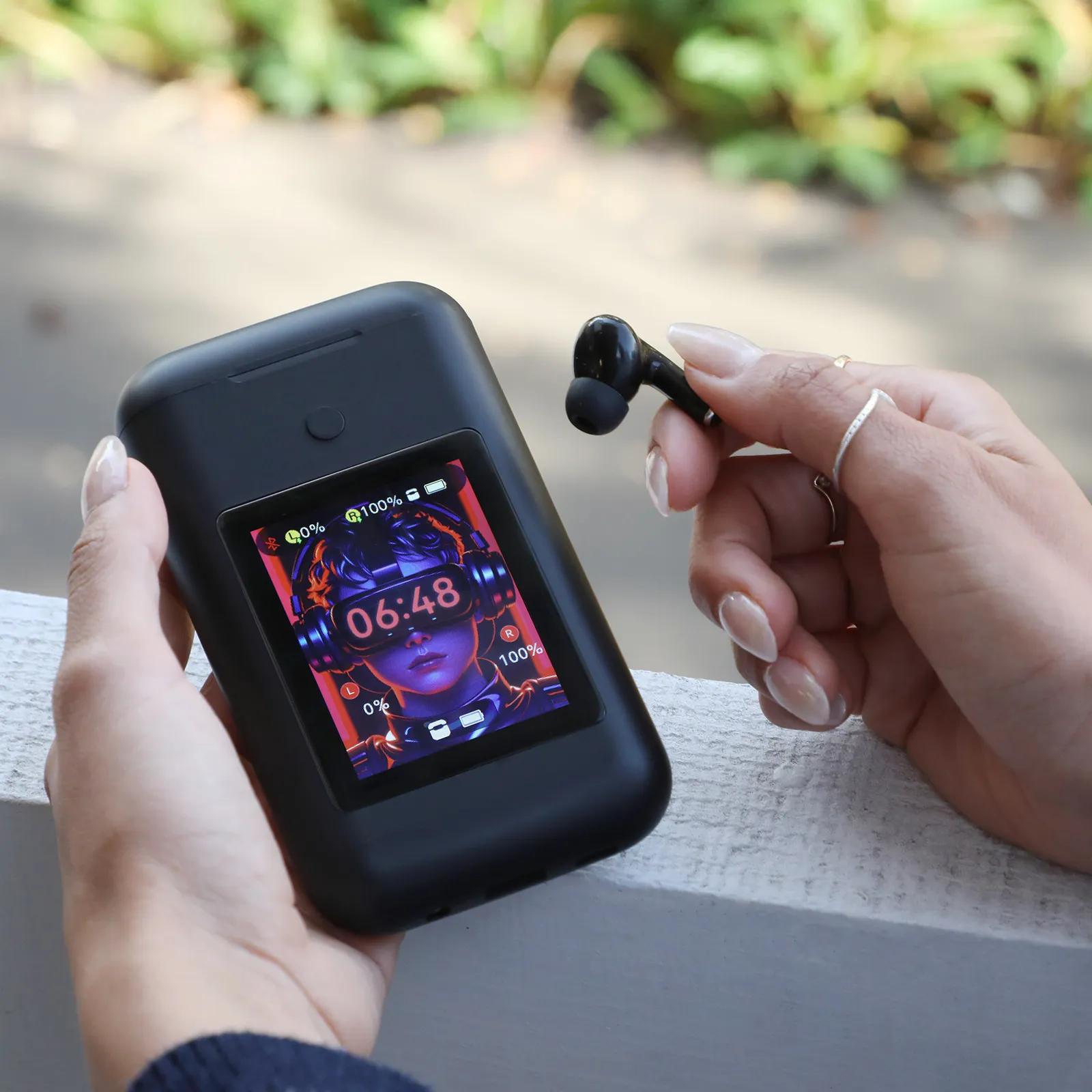 Power Bank Earbuds Combo 5000mAh Touchscreen 15W Fast - product view 3