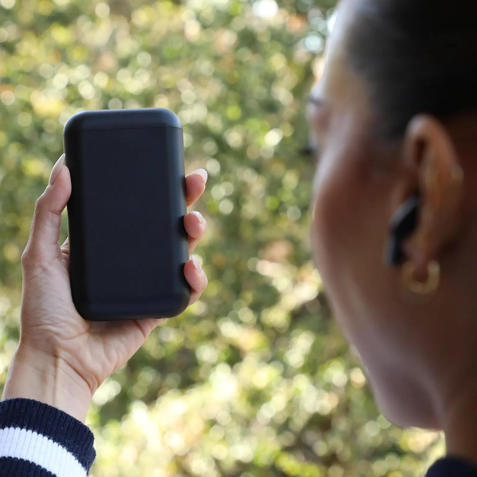 Power Bank Earbuds Combo 5000mAh Touchscreen 15W Fast - blank view 18