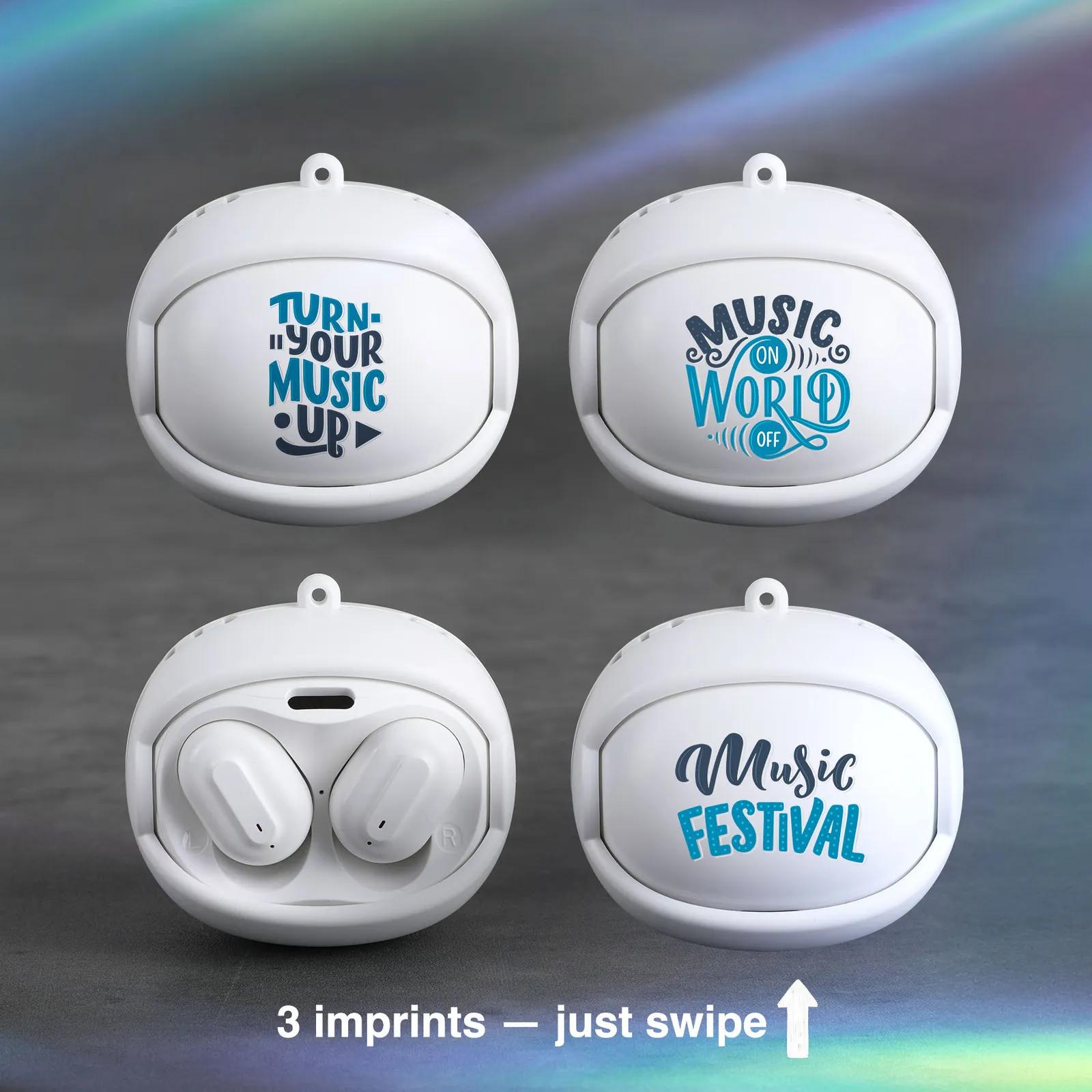 Wireless Earbuds with Rotating Case - Spinnergy