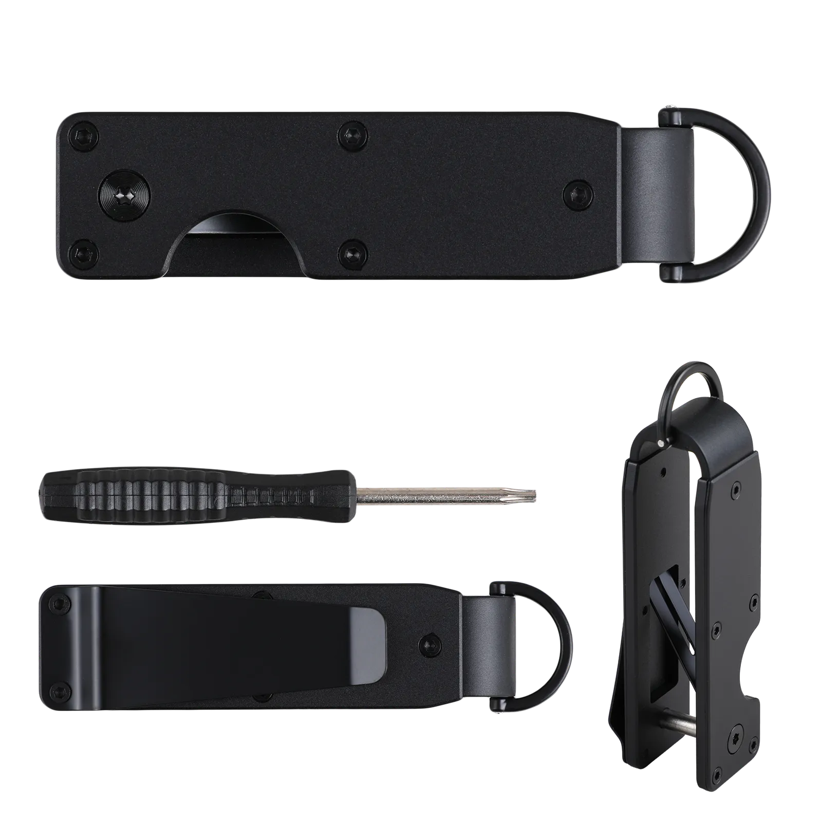 Key Organizer Aluminum Compact - 3 1/4 in - blank view 7