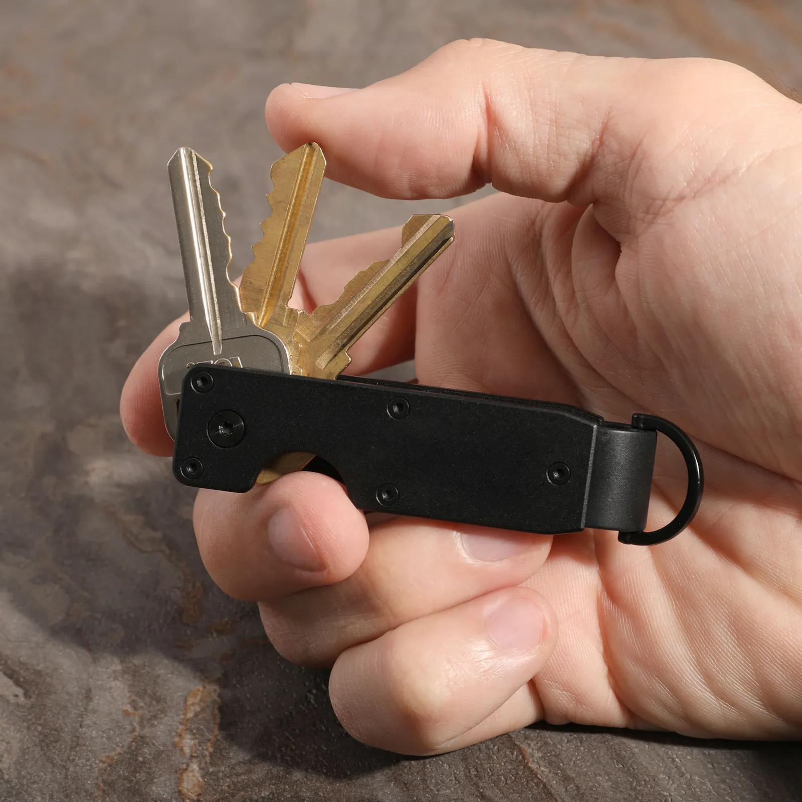 Key Organizer Aluminum Compact - 3 1/4 in - blank view 8