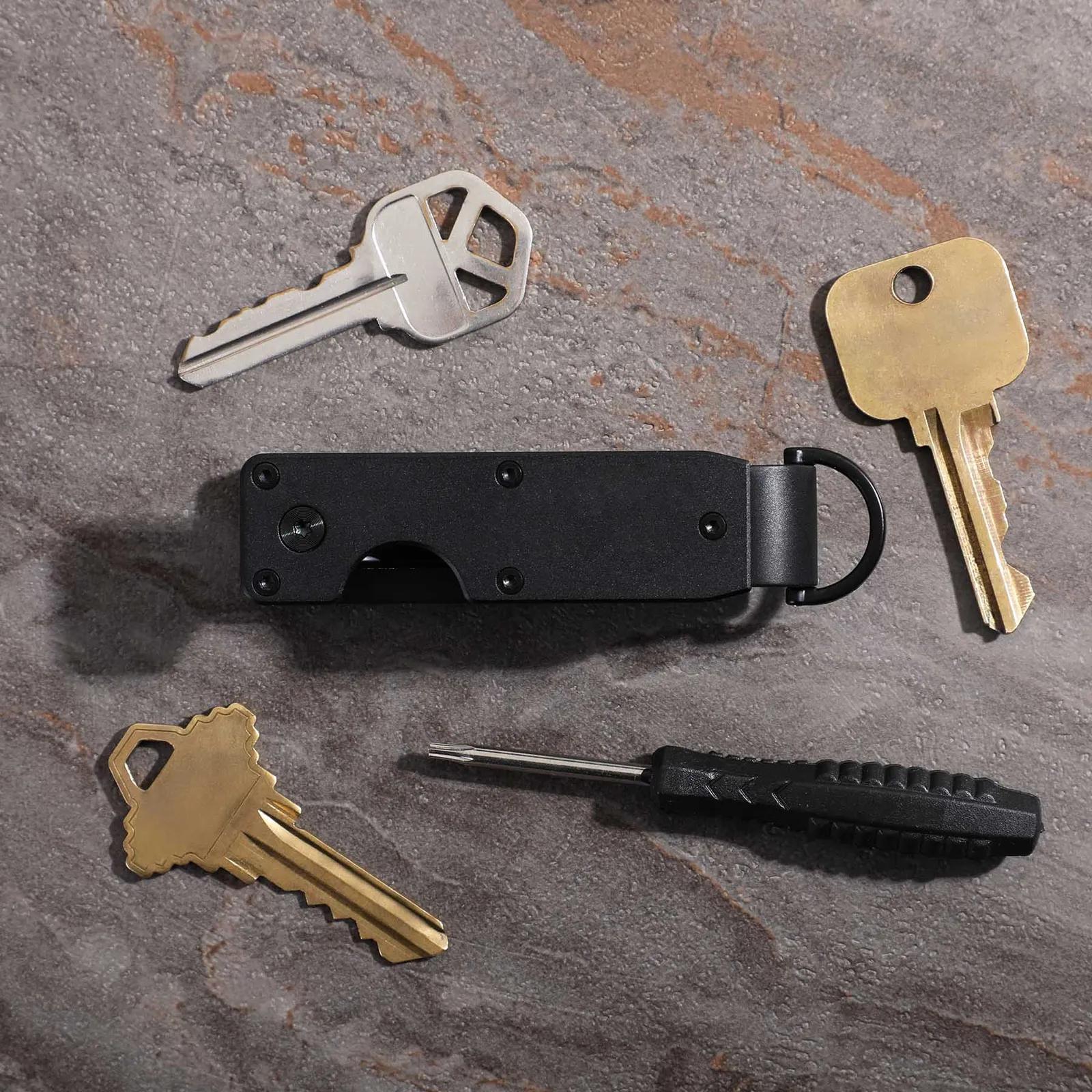 Key Organizer Aluminum Compact - 3 1/4 in - blank view 10