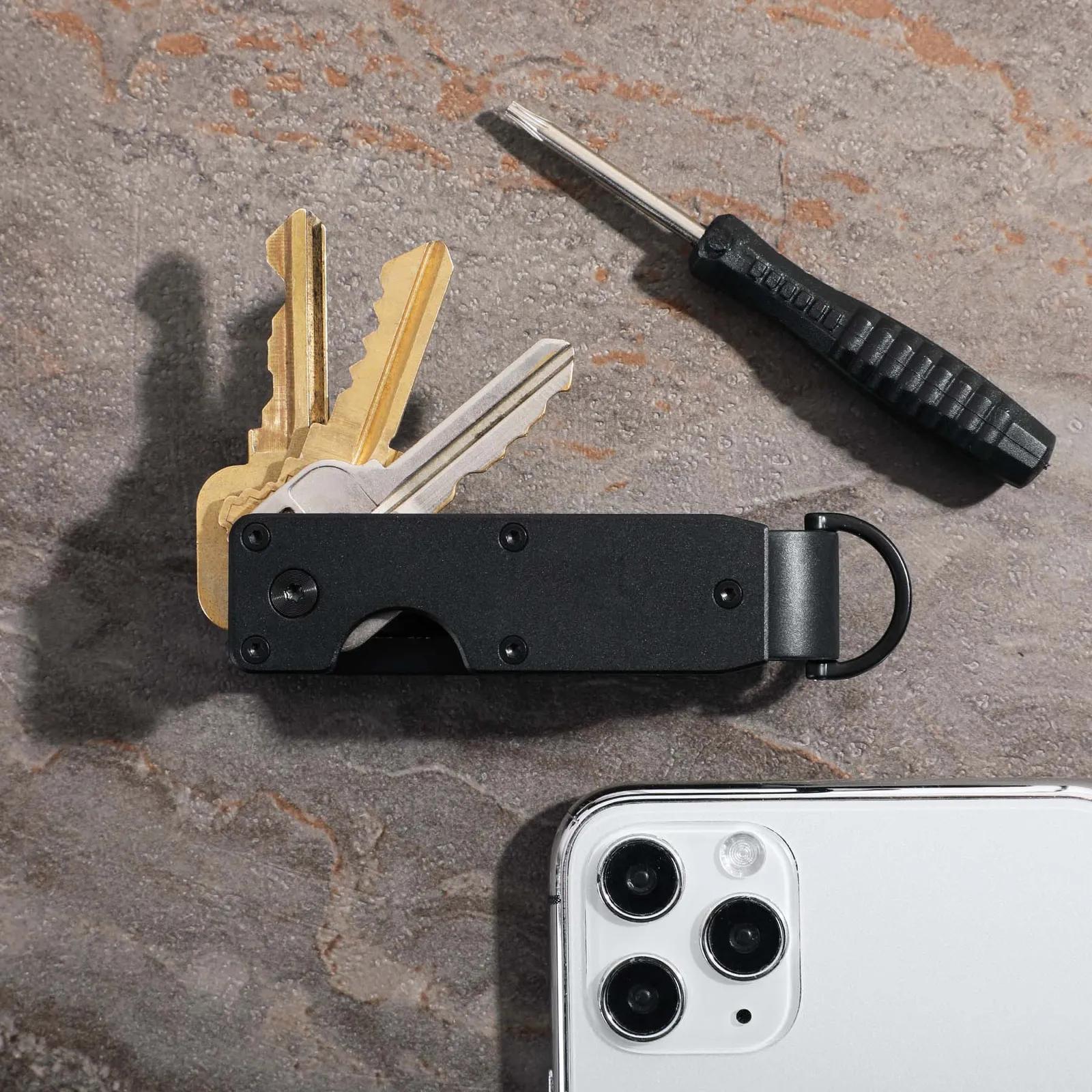 Key Organizer Aluminum Compact - 3 1/4 in - blank view 11