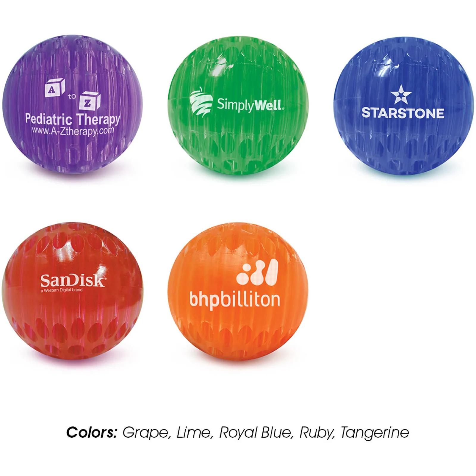 Custom Stress Ball Sound Effect Translucent - 2 1/4 in - product view 5