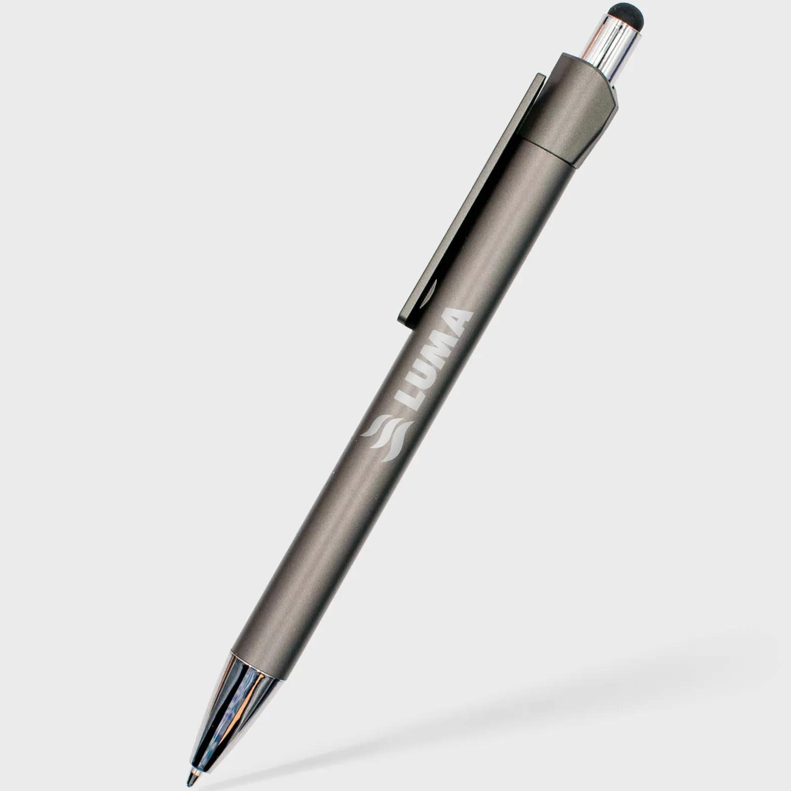 Stylus Pen Metal Soft Touch Metallic Trim - 5 5/8 in - product view 9