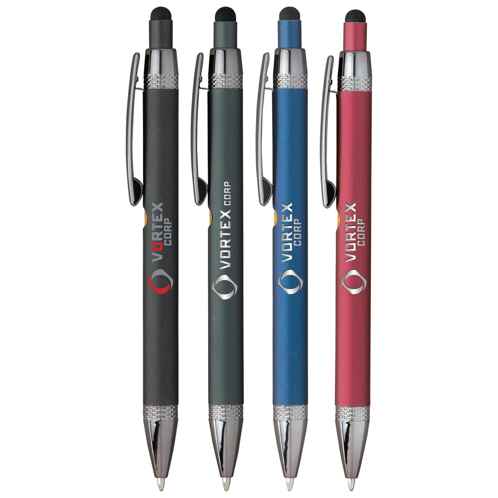 Stylus Pen Aluminum Emoji Click Soft Touch - 5 1/2 in - product view 2