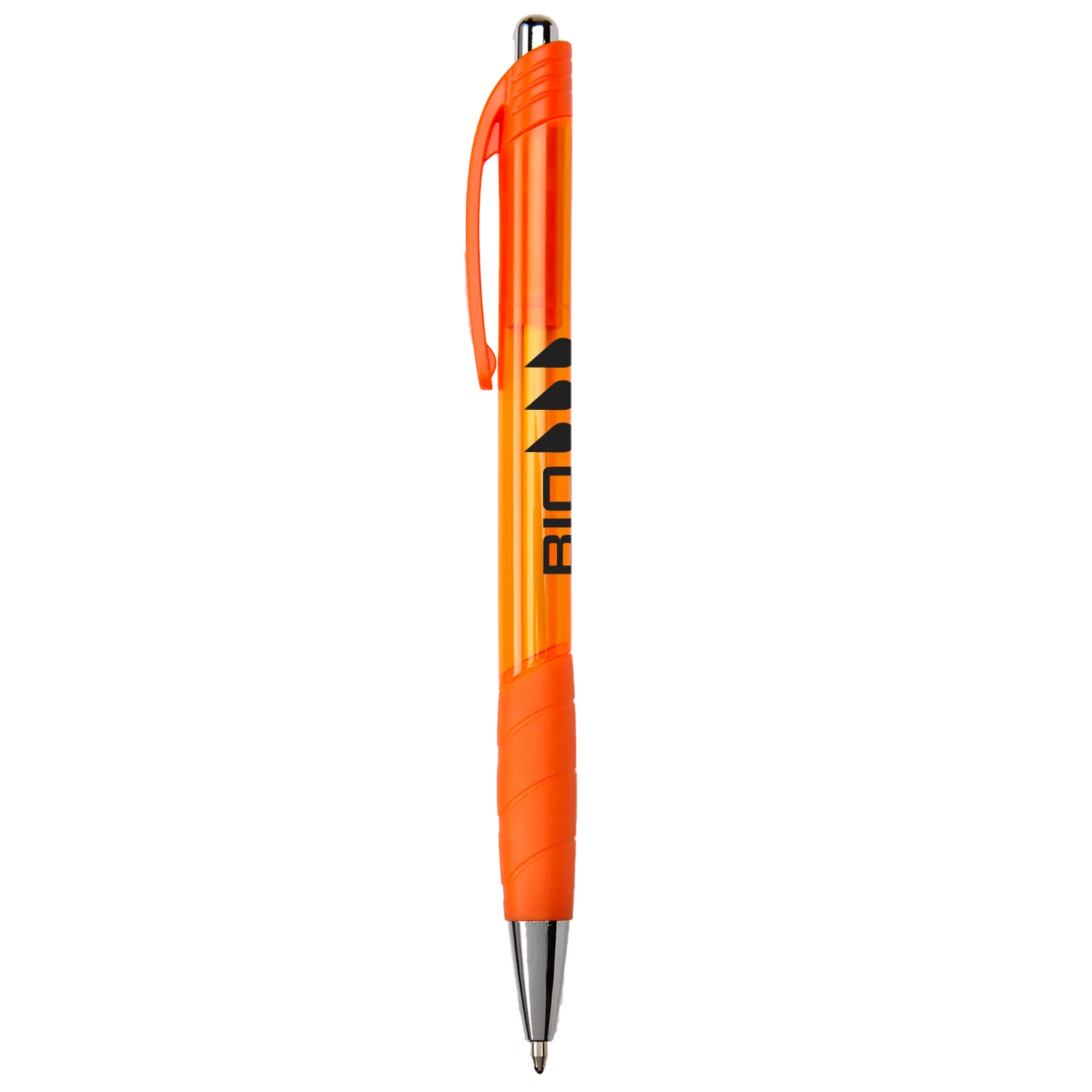 Pen Transparent Chrome Grip Black Ink - 5 1/2 in - product view 3