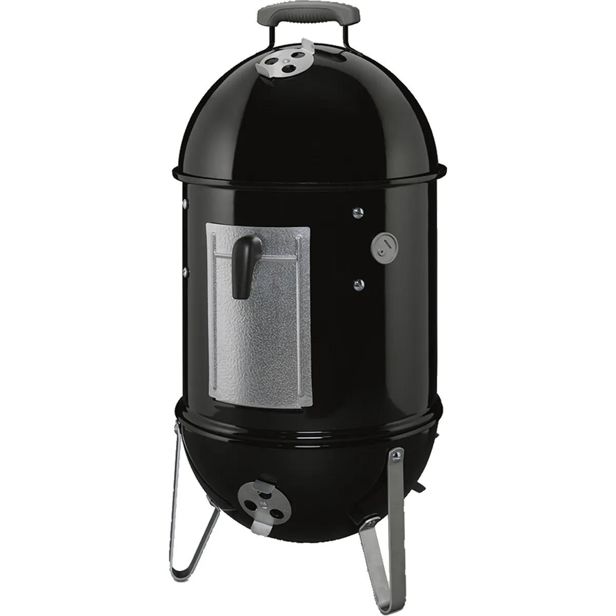 Smoker Porcelain Enamel Charcoal BBQ - 14 in