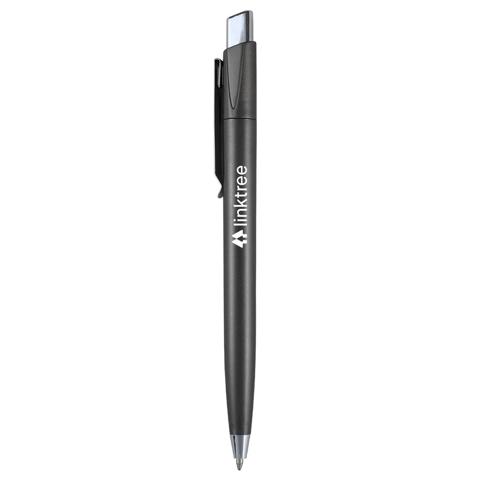 Pen Retractable Metallic Chrome Accents - 5.6 in - product view 6