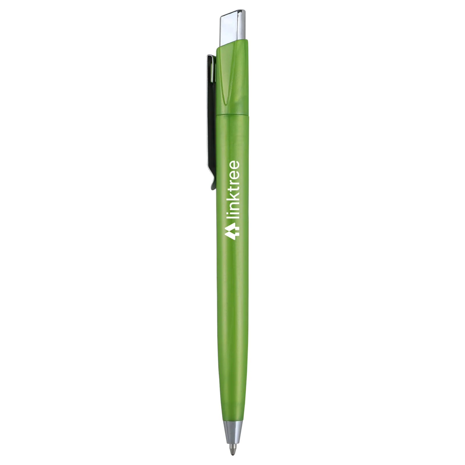 Pen Retractable Metallic Chrome Accents - 5.6 in - product view 7