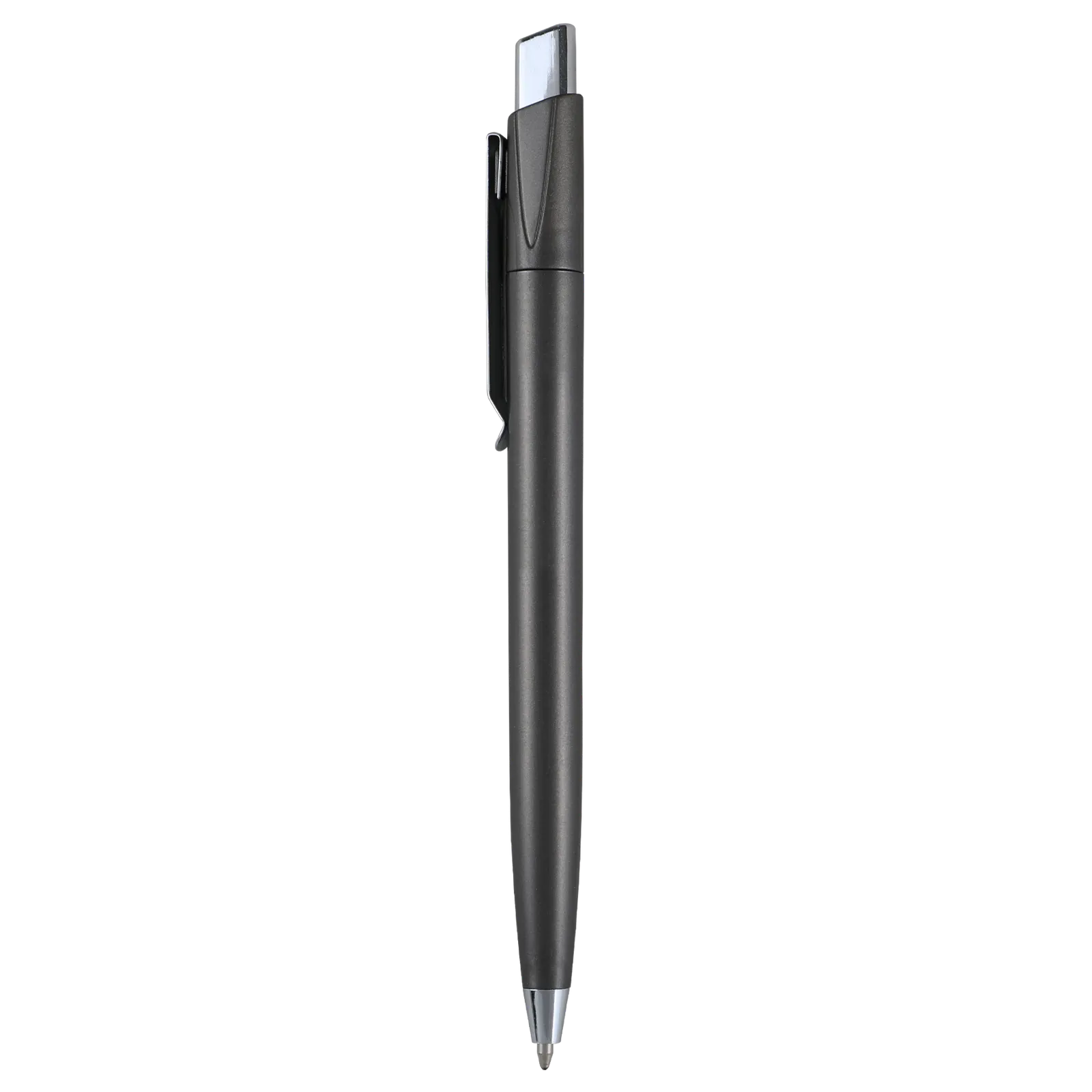 Pen Retractable Metallic Chrome Accents - 5.6 in - blank view 11