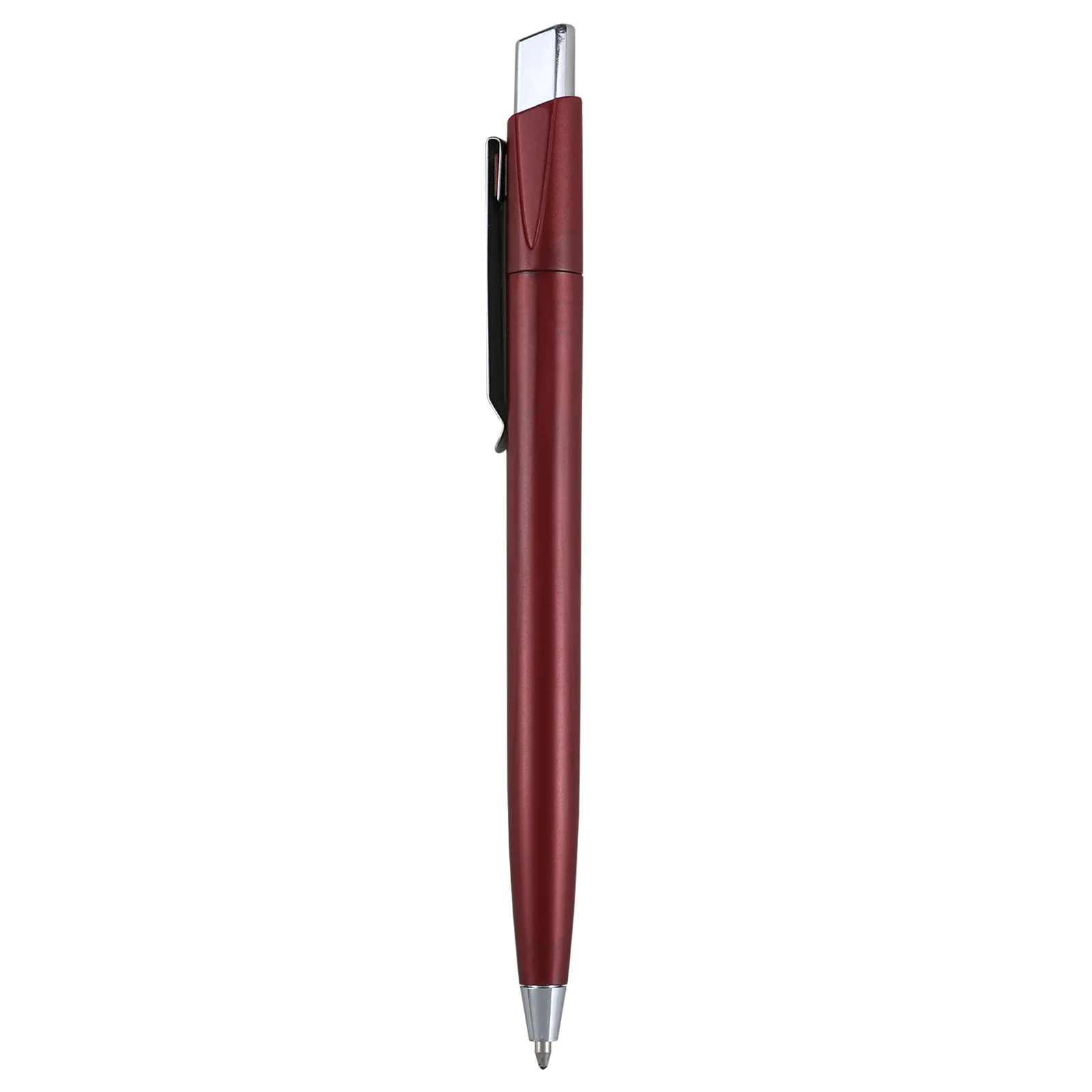 Pen Retractable Metallic Chrome Accents - 5.6 in - blank view 12