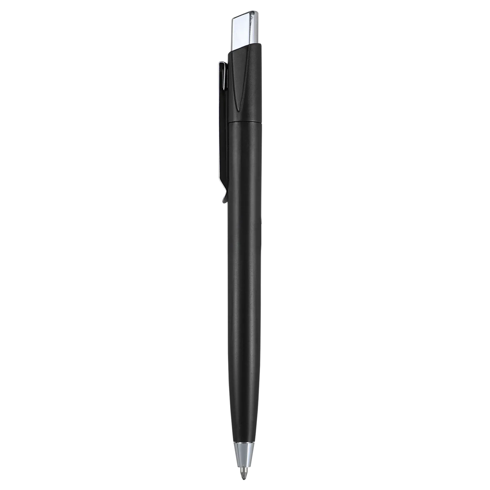 Pen Retractable Metallic Chrome Accents - 5.6 in - blank view 13