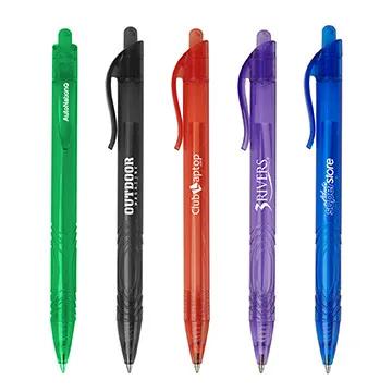Pen Retractable Recycled PET Translucent Grip - 5.8 in